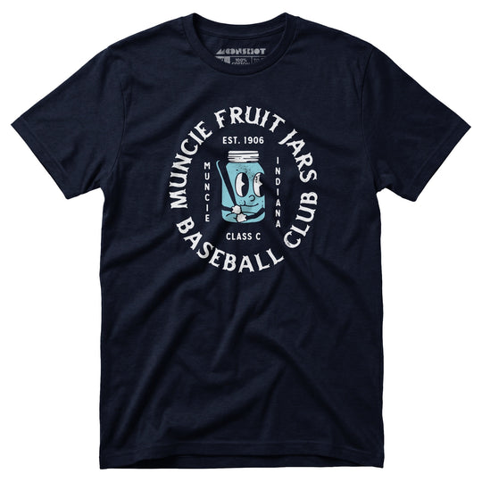 Muncie Fruit Jars - Indiana - Vintage Defunct Baseball Teams - Unisex T-Shirt