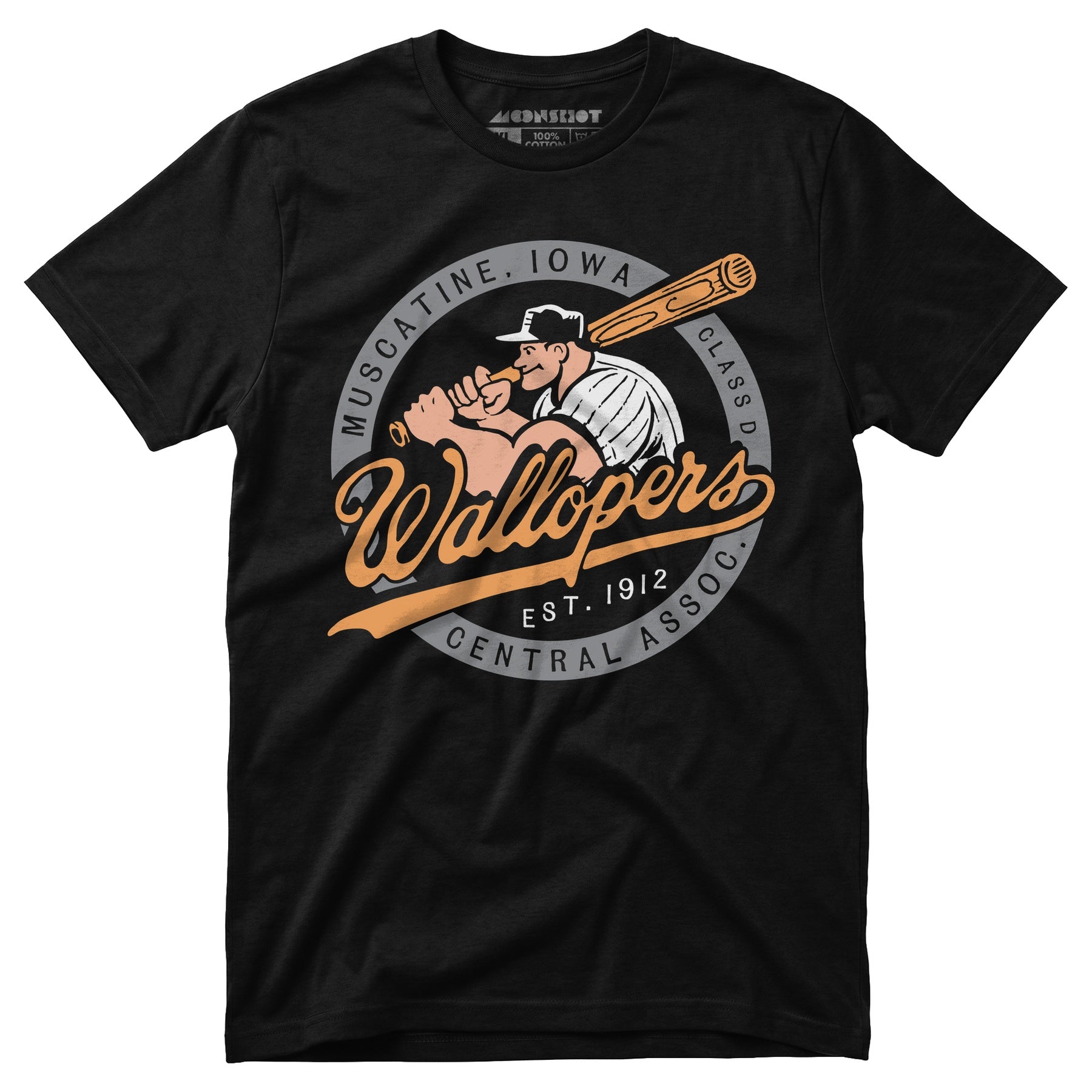 Muscatine Wallopers - Iowa  - Vintage Defunct Baseball Teams - Unisex T-Shirt