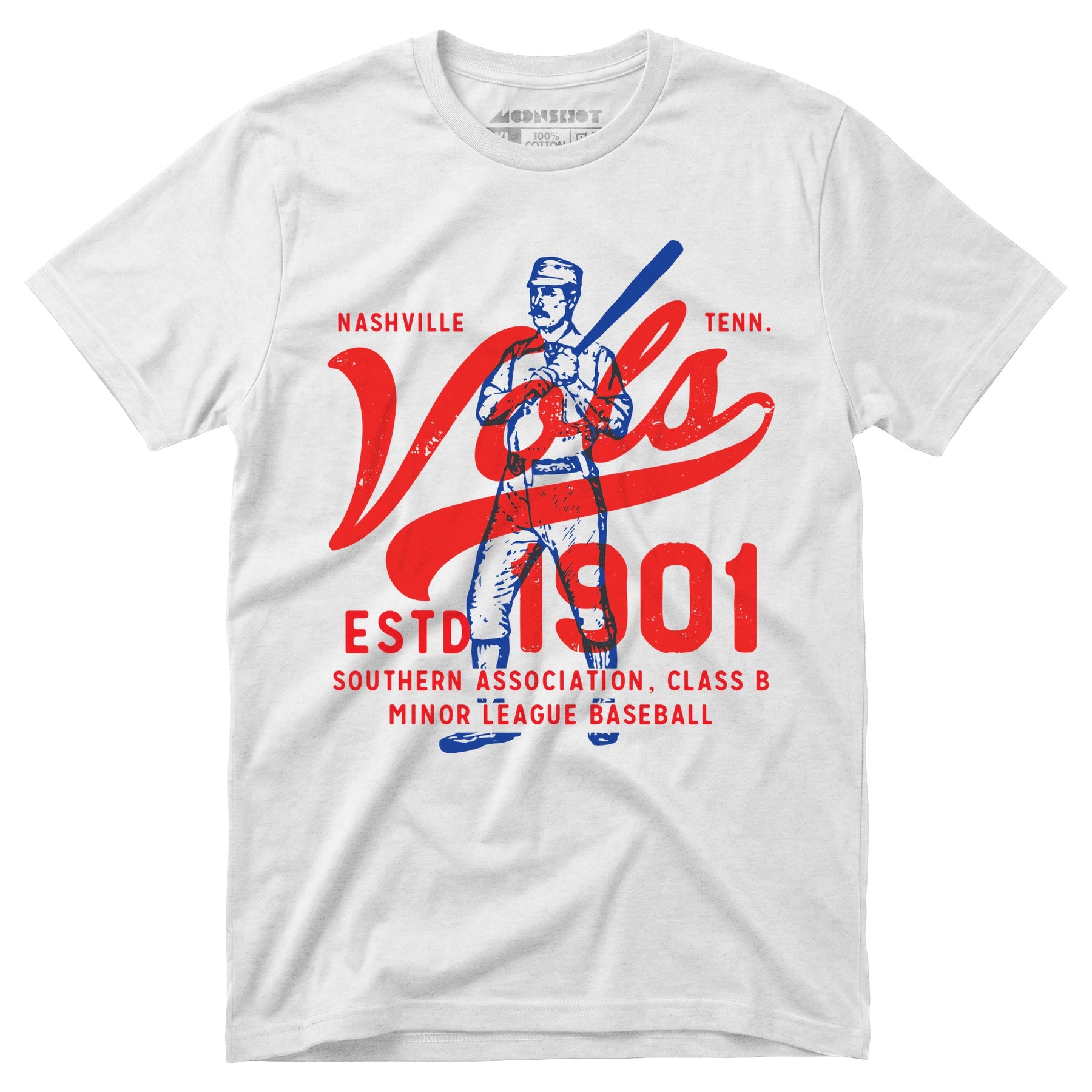 Nashville Vols - Tennessee - Vintage Defunct Baseball Teams - Unisex T-Shirt