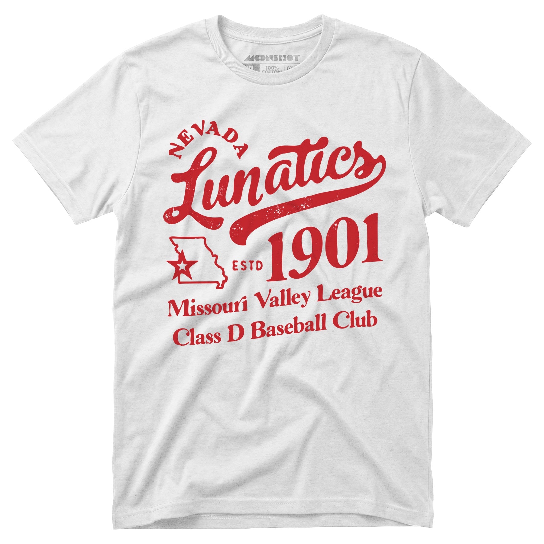 Nevada Lunatics - Missouri - Vintage Defunct Baseball Teams - Unisex T-Shirt