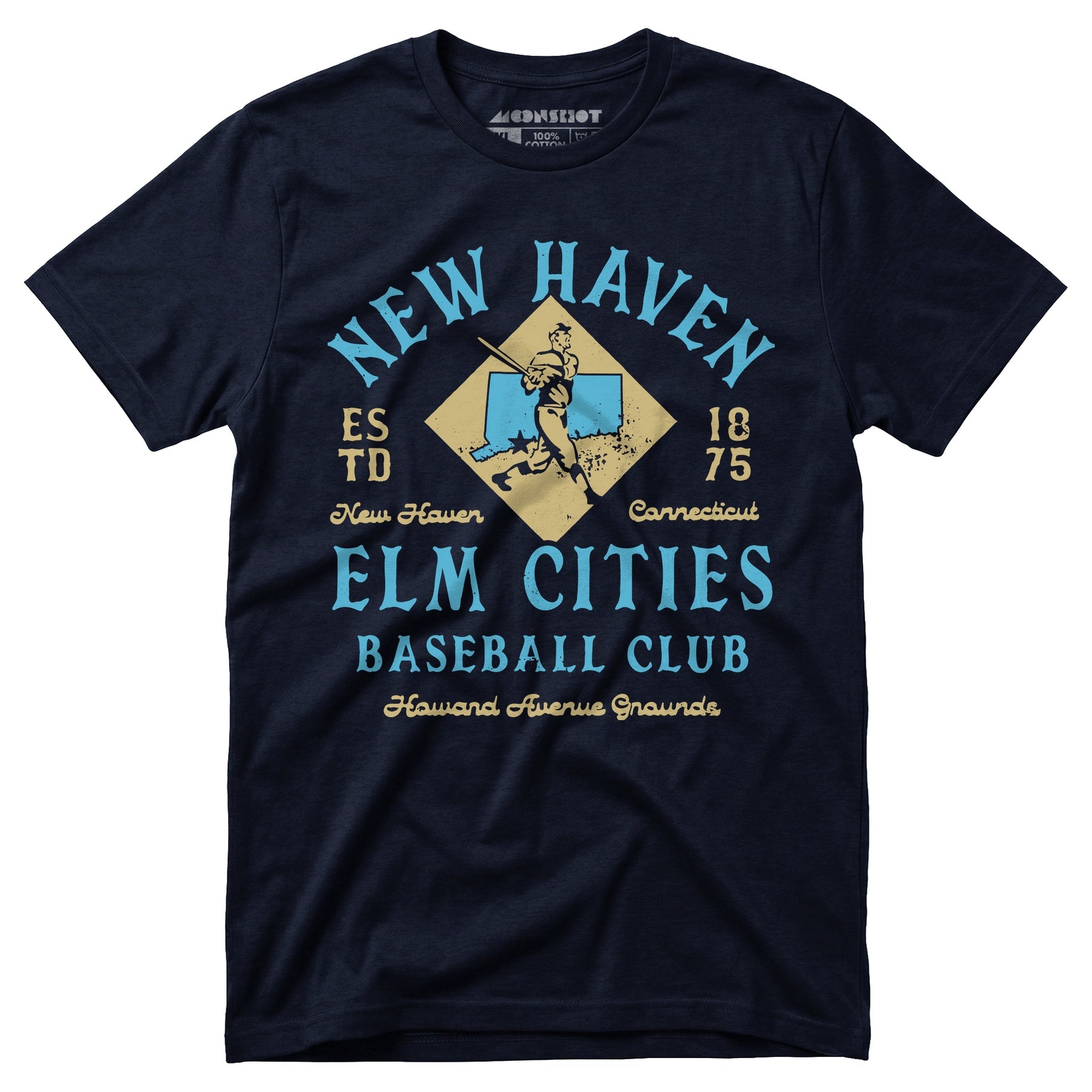 New Haven Elm Cities - Connecticut - Vintage Defunct Baseball Teams - Unisex T-Shirt