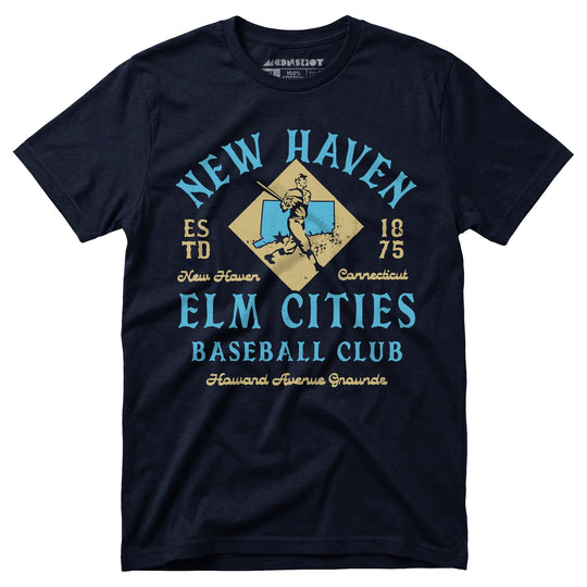 New Haven Elm Cities - Connecticut - Vintage Defunct Baseball Teams - Unisex T-Shirt