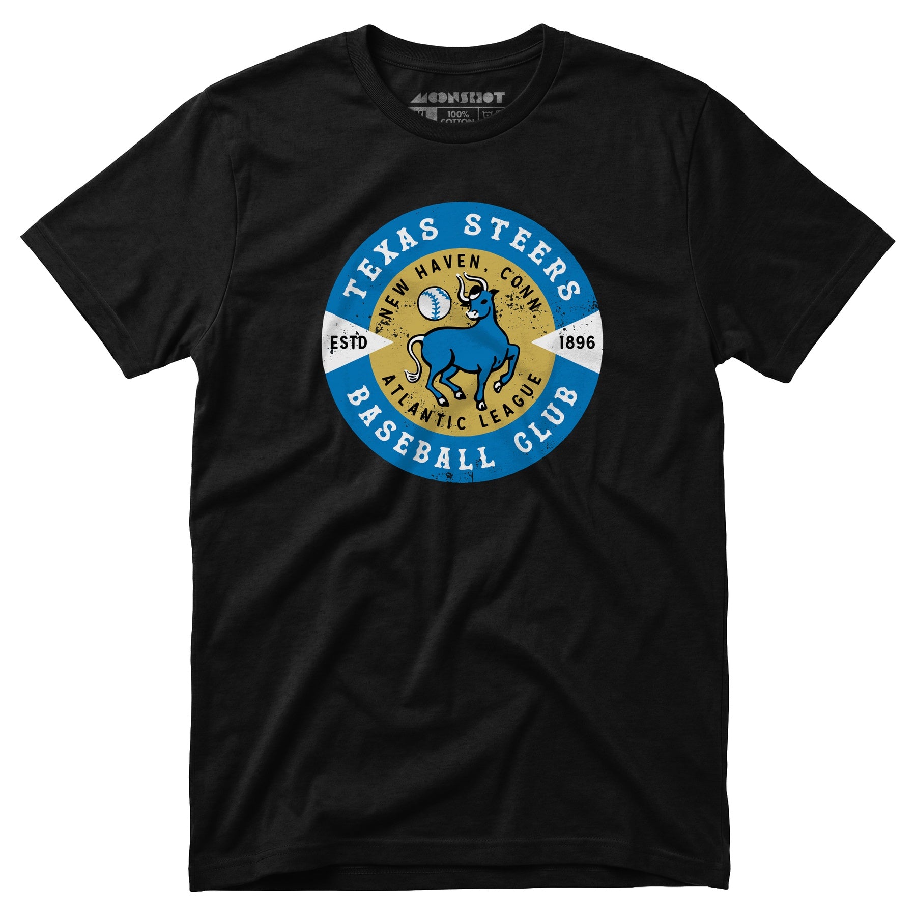 New Haven Texas Steers - Connecticut - Vintage Defunct Baseball Teams - Unisex T-Shirt