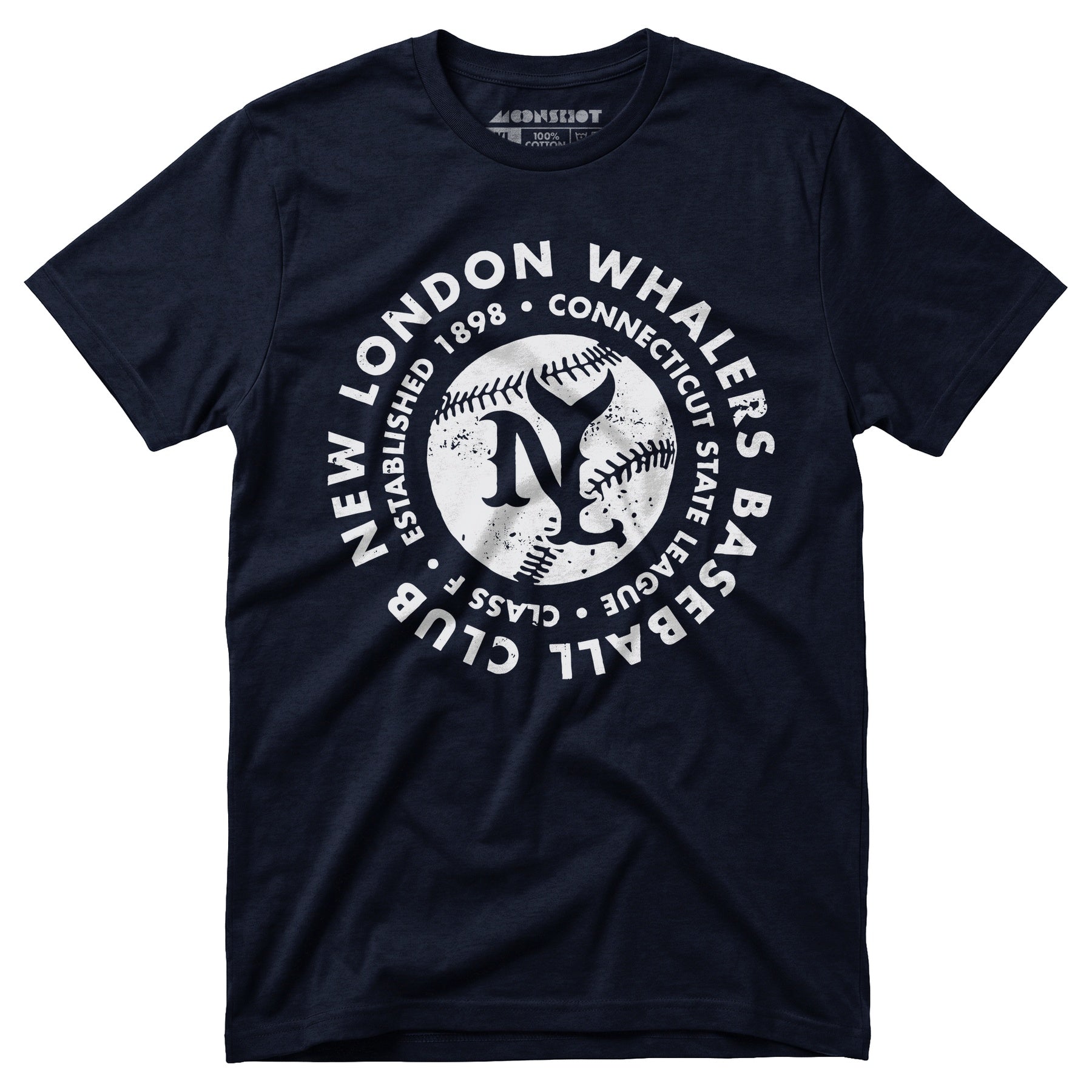 New London Whalers - Connecticut - Vintage Defunct Baseball Teams - Unisex T-Shirt