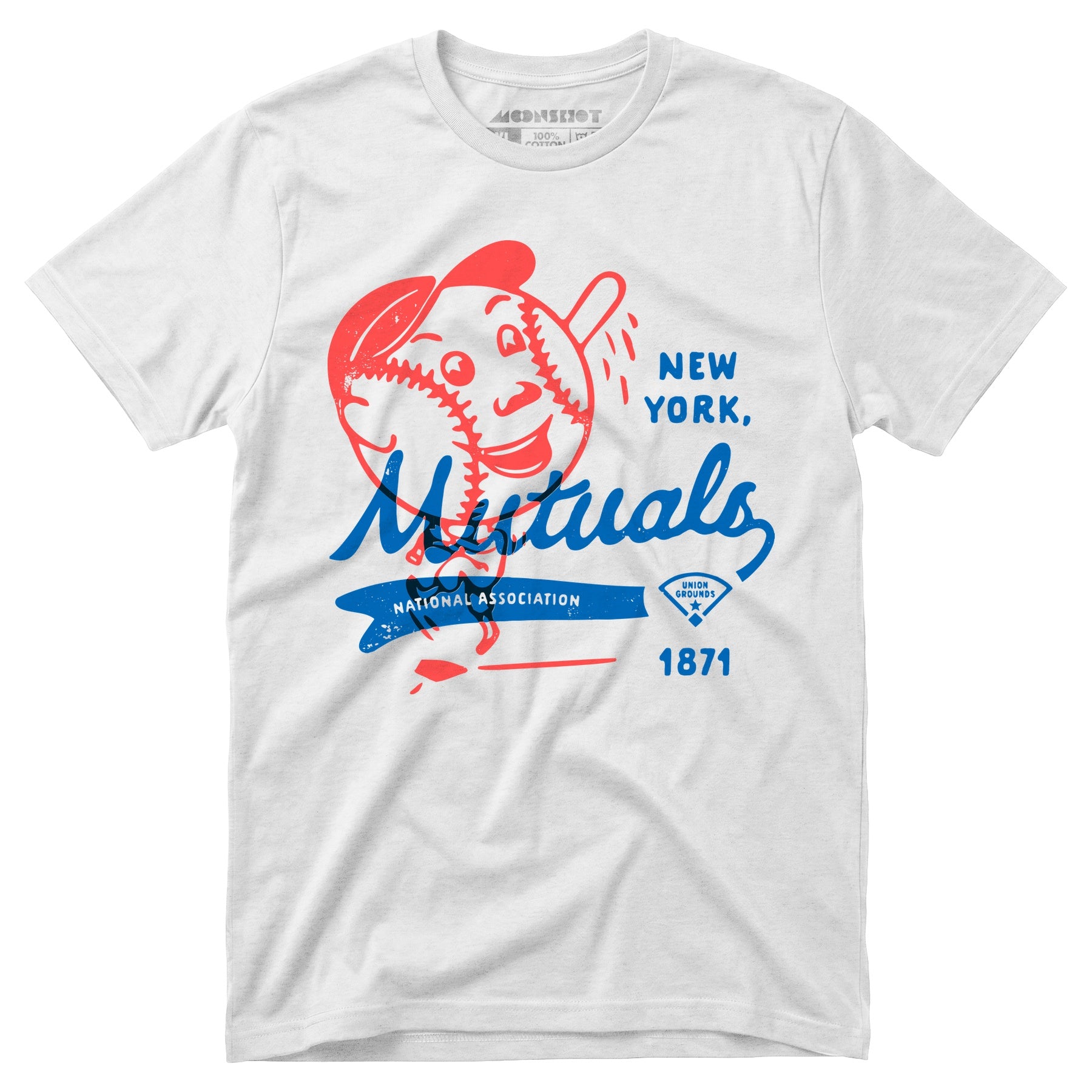 New York Mutuals - Vintage Defunct Baseball Teams - Unisex T-Shirt