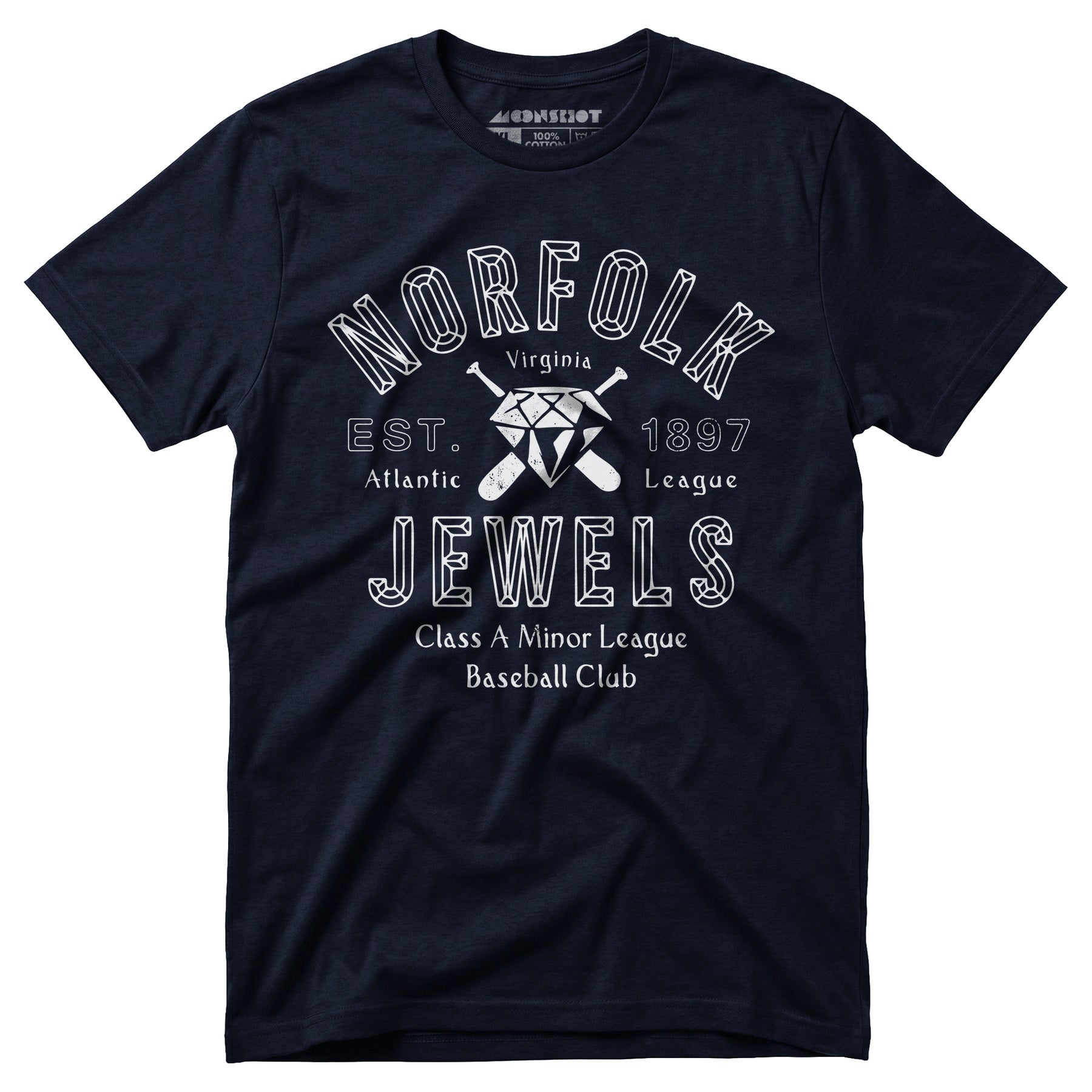 Norfolk Jewels - Virginia - Vintage Defunct Baseball Teams - Unisex T-Shirt