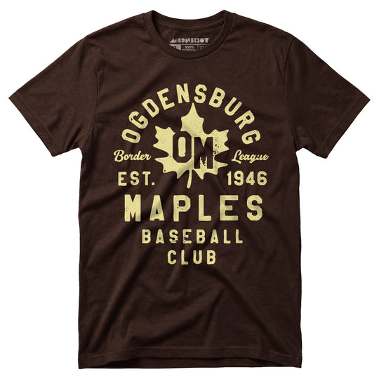Ogdensburg Maples - New York - Vintage Defunct Baseball Teams - Unisex T-Shirt