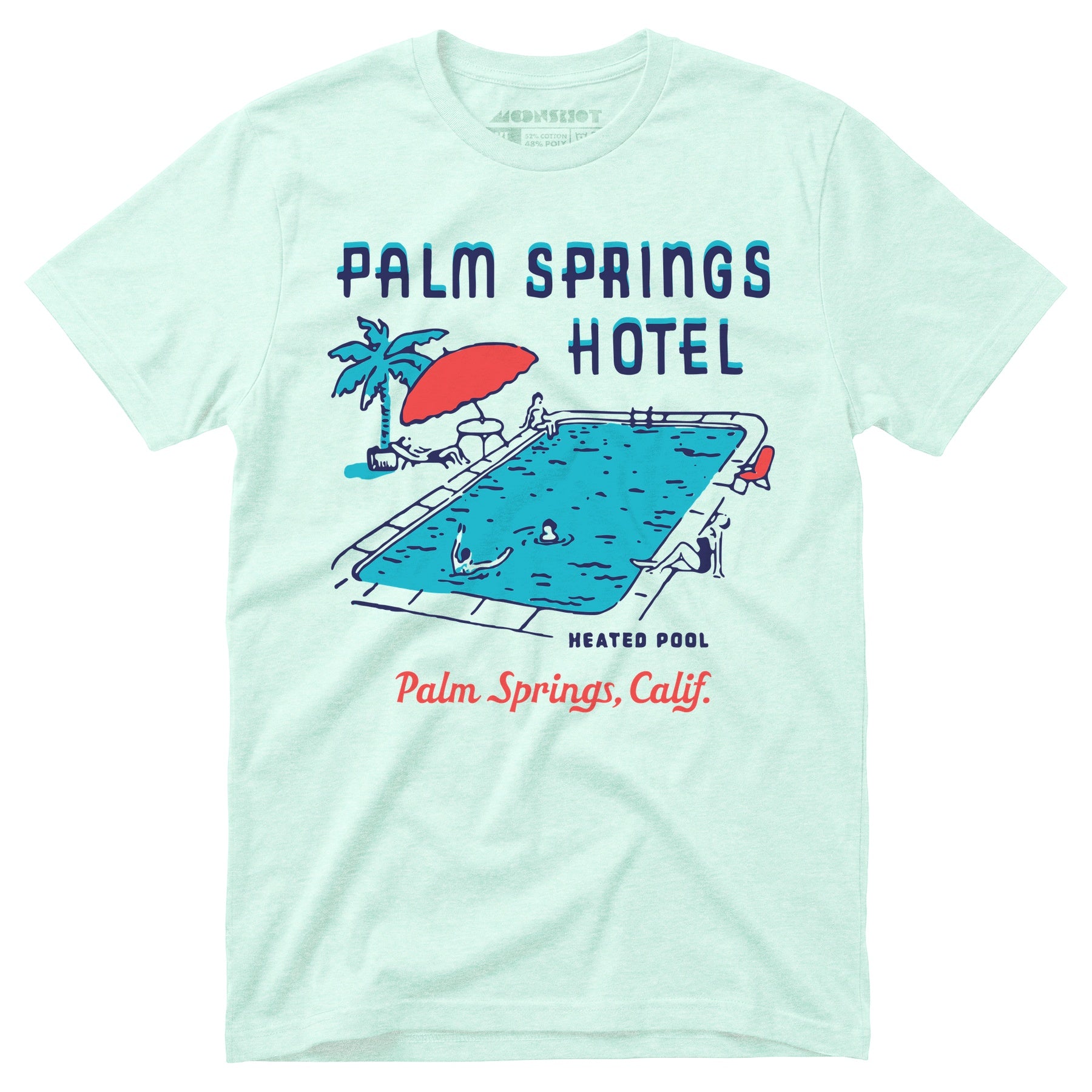Palm Springs Hotel Pool - Vintage Greater Palm Springs, CA - Unisex T-Shirt