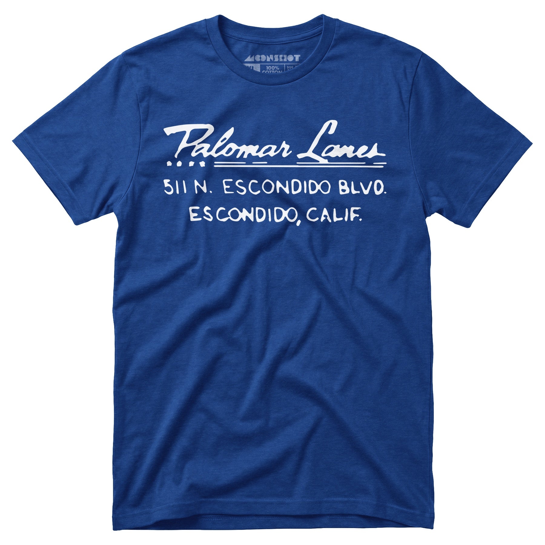 Palomar Lanes - Escondido, CA - Vintage Bowling Alley - Unisex T-Shirt