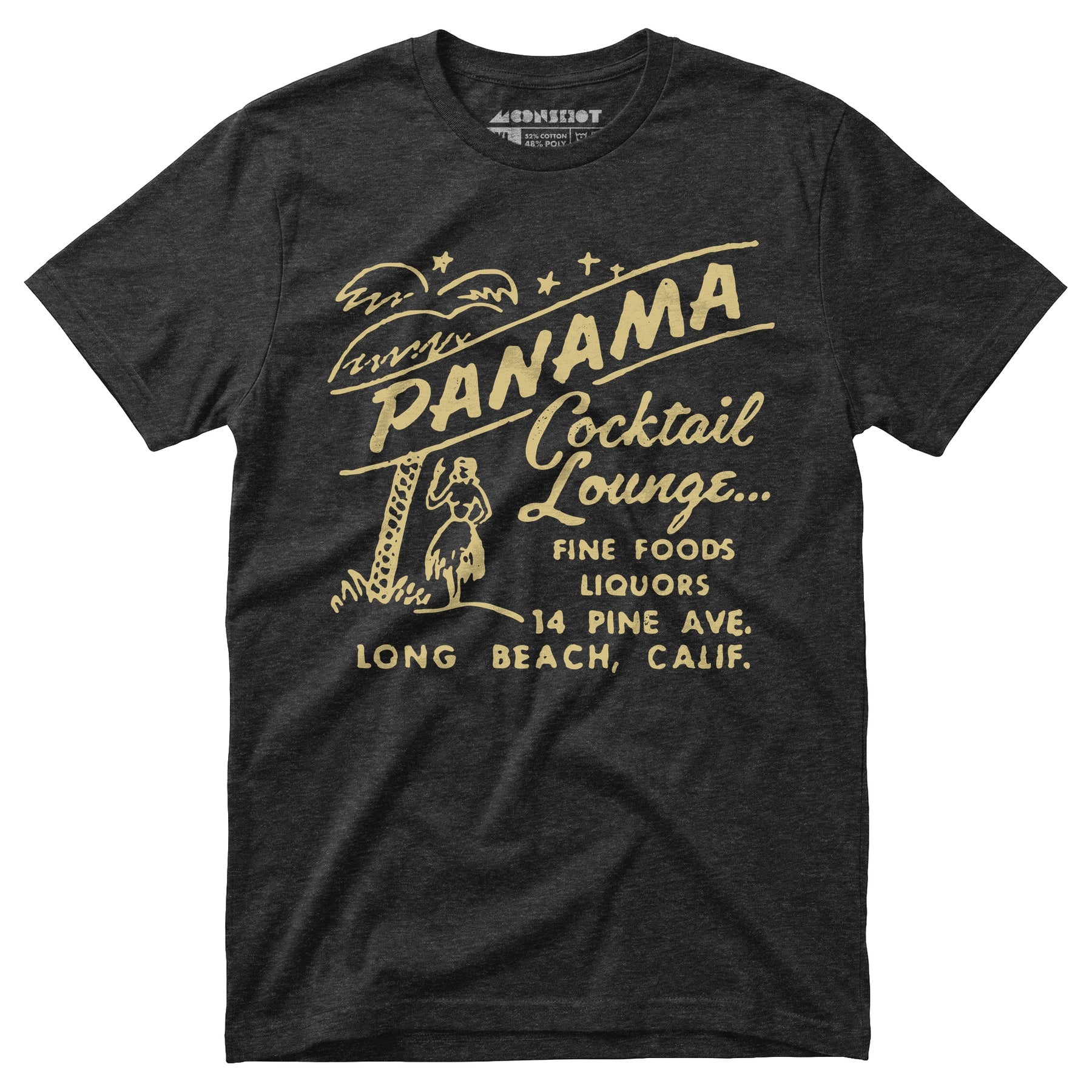 Panama Cocktail Lounge - Long Beach, CA - Vintage Tiki Bar - Unisex T-Shirt