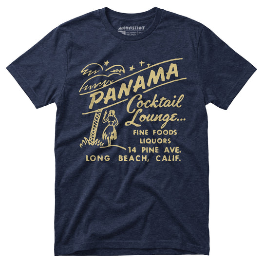 Panama Cocktail Lounge - Long Beach, CA - Vintage Tiki Bar - Unisex T-Shirt