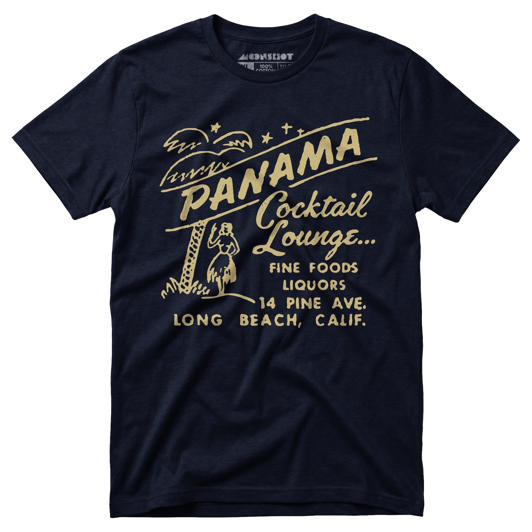 Panama Cocktail Lounge - Long Beach, CA - Vintage Tiki Bar - Unisex T-Shirt