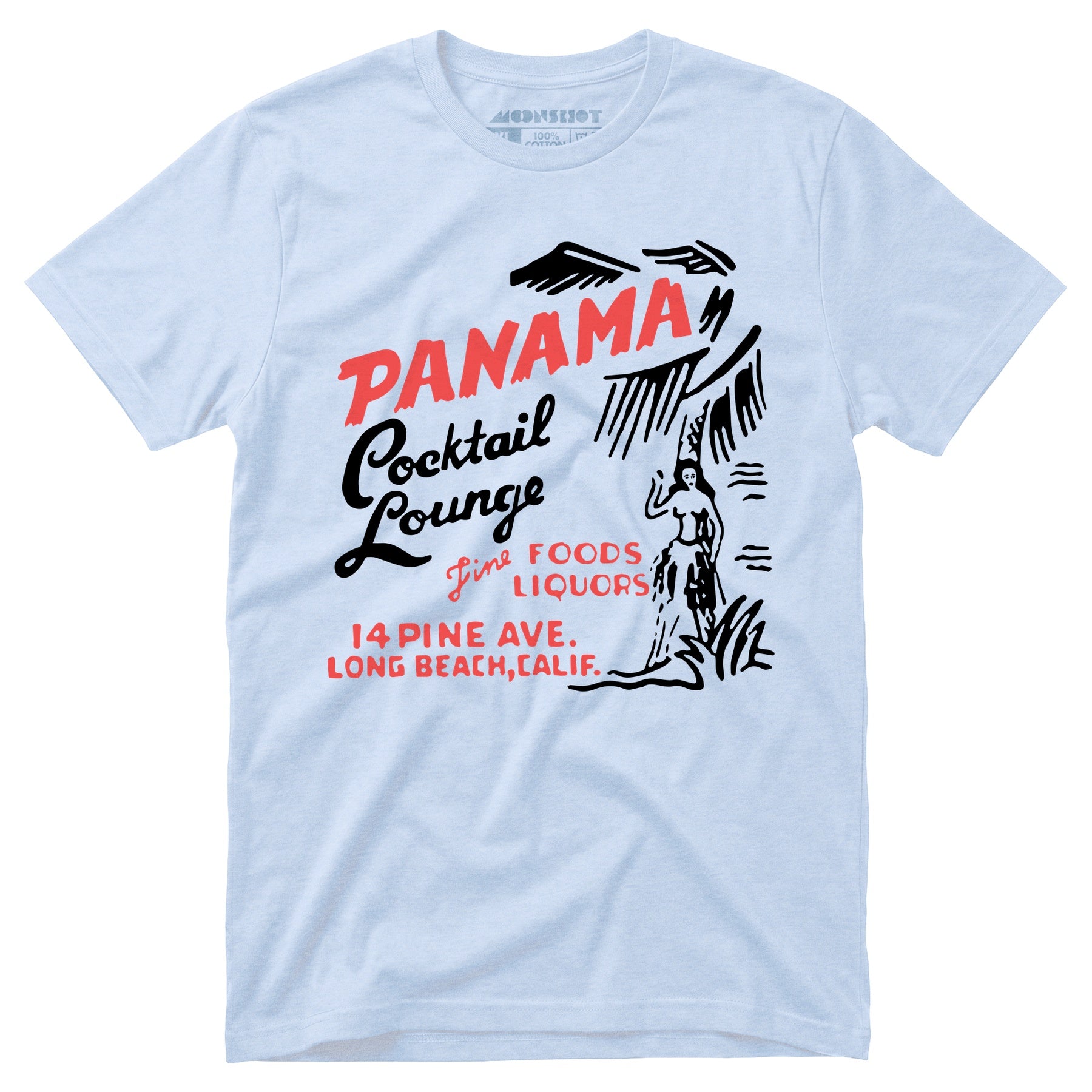 Panama Cocktail Lounge v2 - Long Beach, CA - Vintage Tiki Bar - Unisex T-Shirt