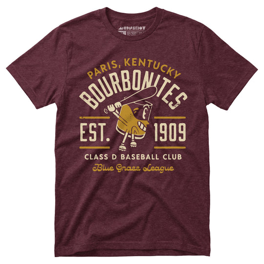 Paris Bourbonites - Kentucky - Vintage Defunct Baseball Teams - Unisex T-Shirt in Heather Maroon