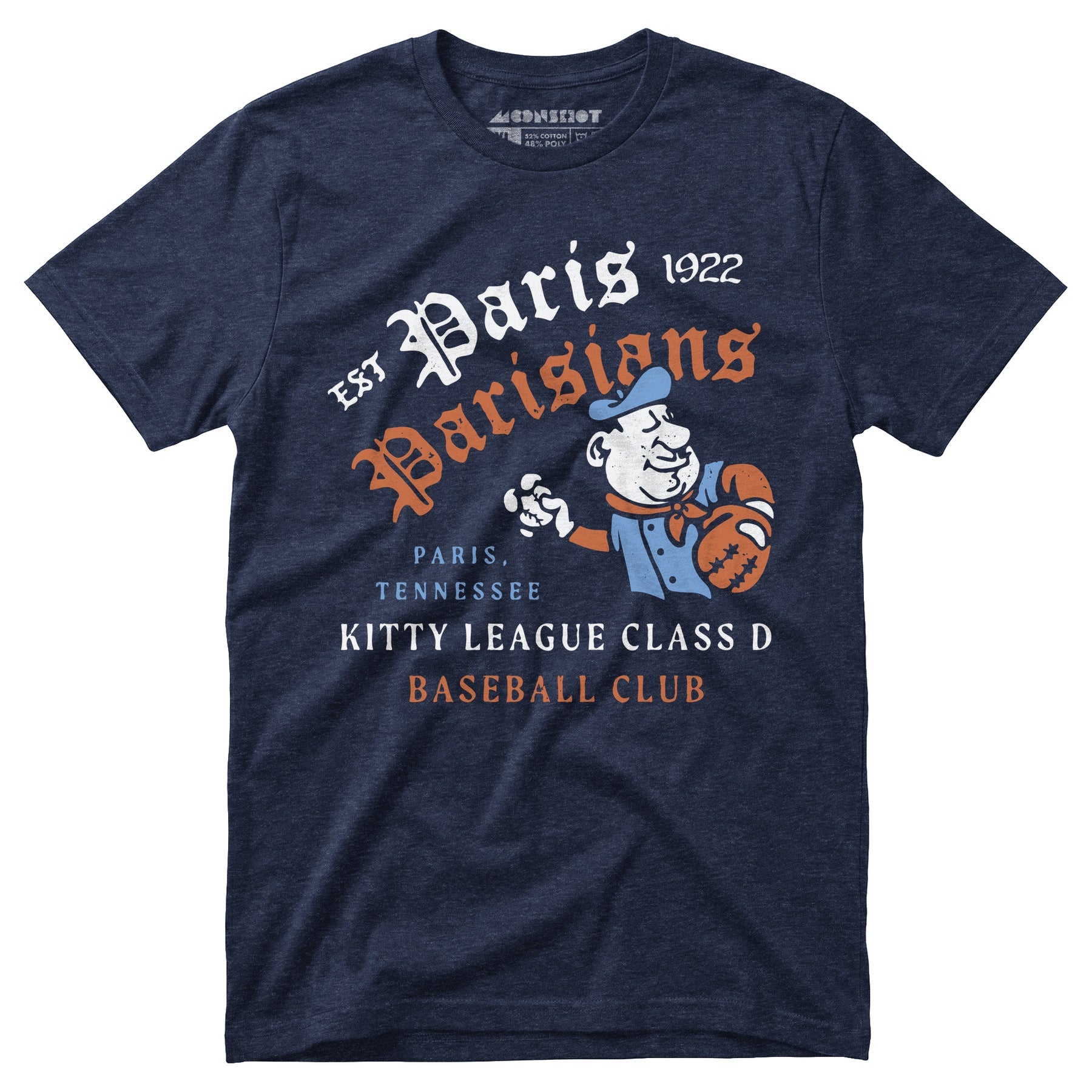 Paris Parisians - Tennessee - Vintage Defunct Baseball Teams - Unisex T-Shirt