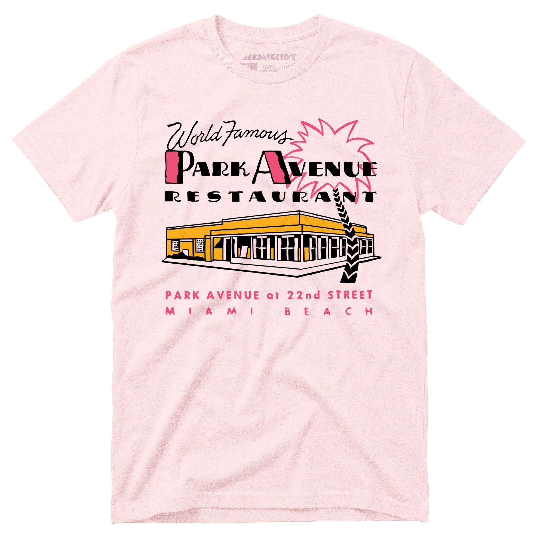 Park Avenue - Miami Beach, FL - Vintage Restaurant - Unisex T-Shirt