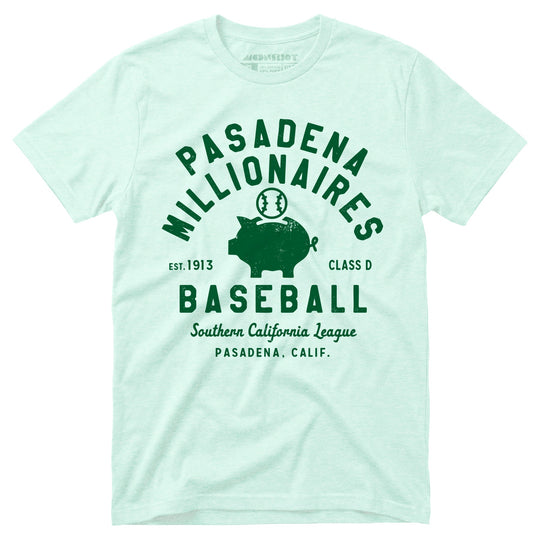 Pasadena Millionaires - California - Vintage Defunct Baseball Teams - Unisex T-Shirt