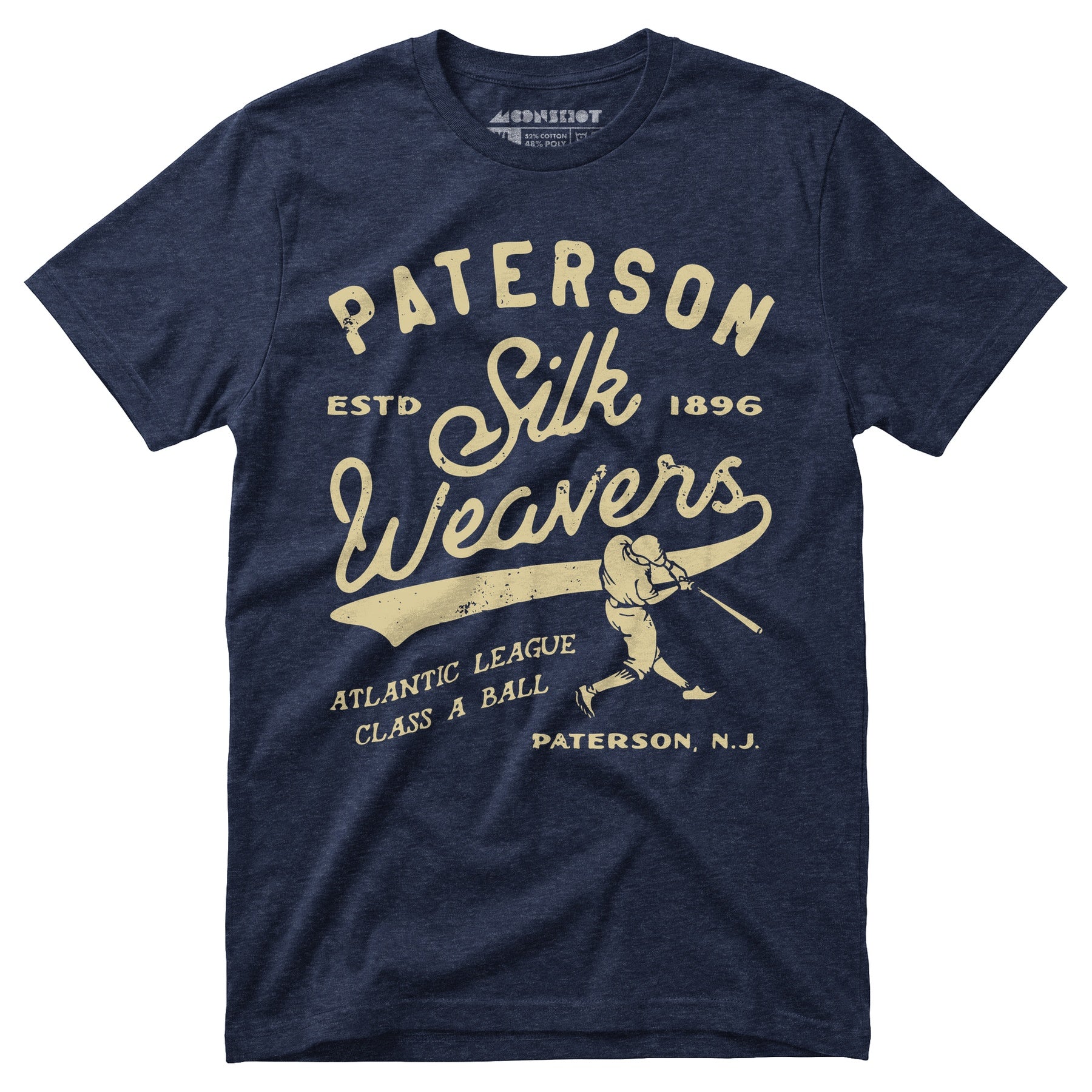 Paterson Silk Weavers - New Jersey - Vintage Defunct Baseball Teams - Unisex T-Shirt
