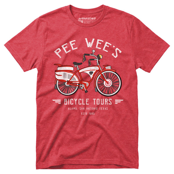 Pee Wee's Bicycle Tours - Unisex T-Shirt – m00nshot