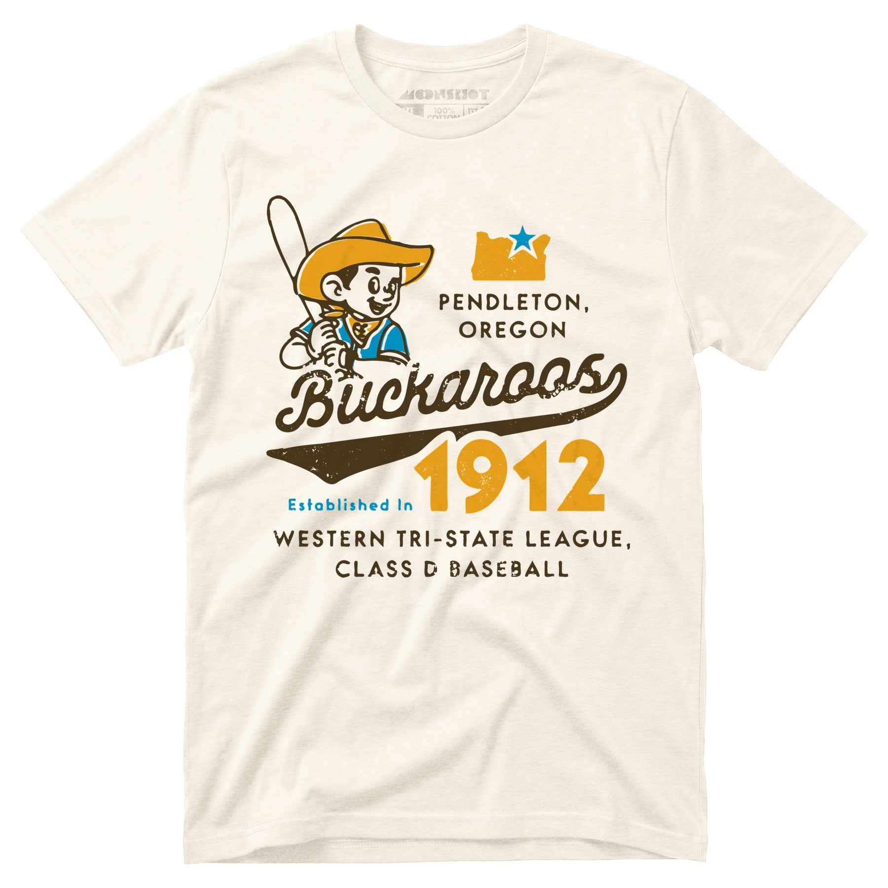 Pendleton Buckaroos - Oregon - Vintage Defunct Baseball Teams - Unisex T-Shirt