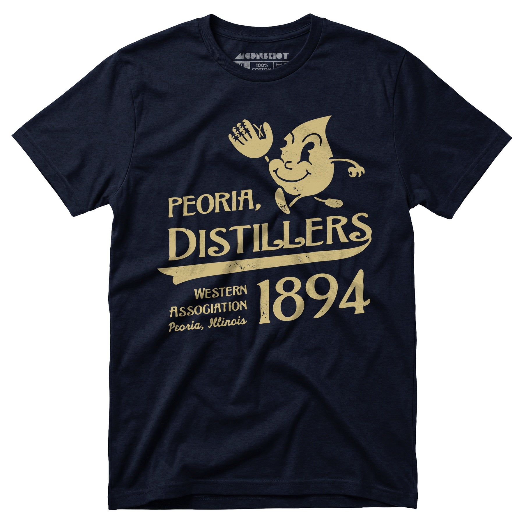 Peoria Distillers - Illinois - Vintage Defunct Baseball Teams - Unisex T-Shirt