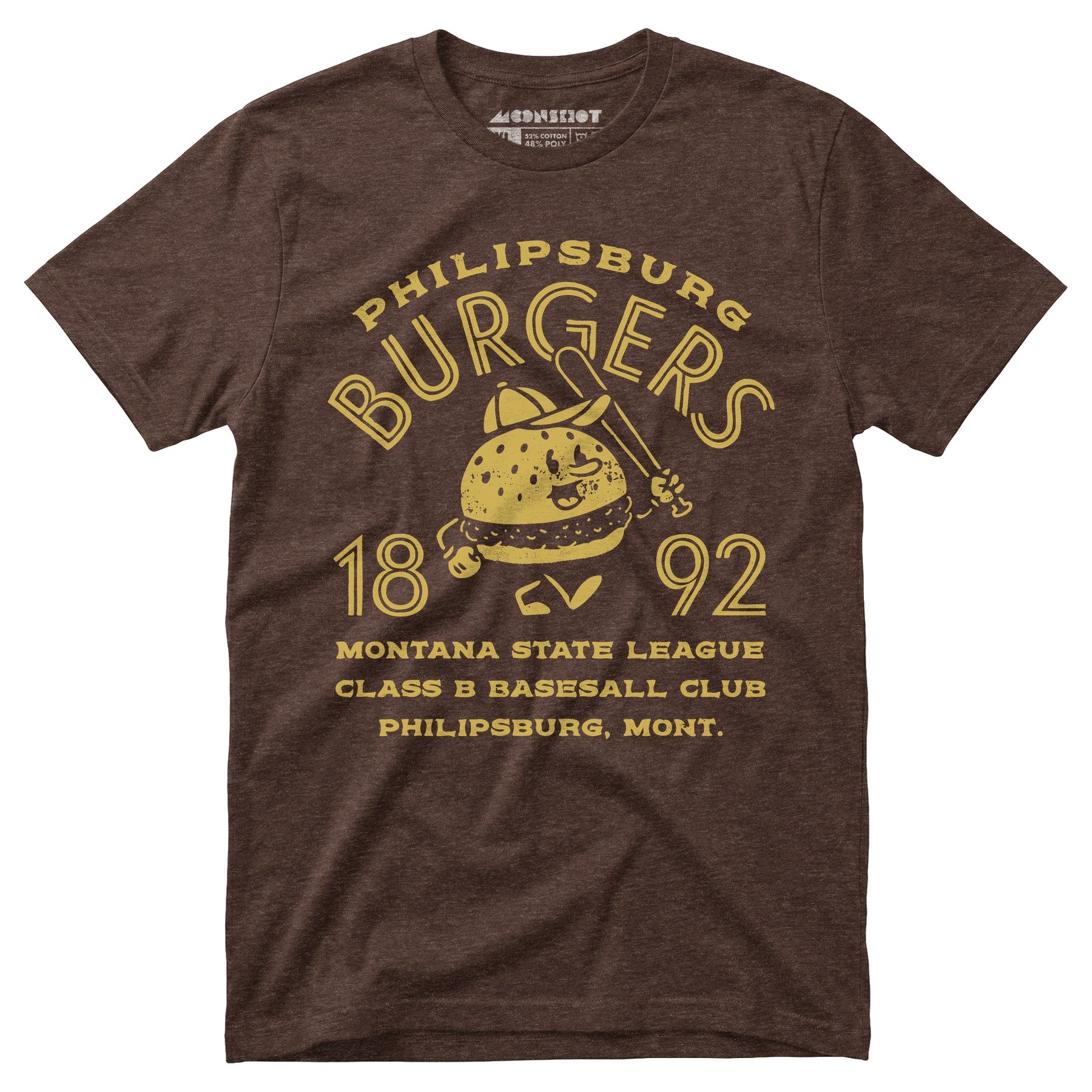 Philipsburg Burgers - Montana - Vintage Defunct Baseball Teams - Unisex T-Shirt