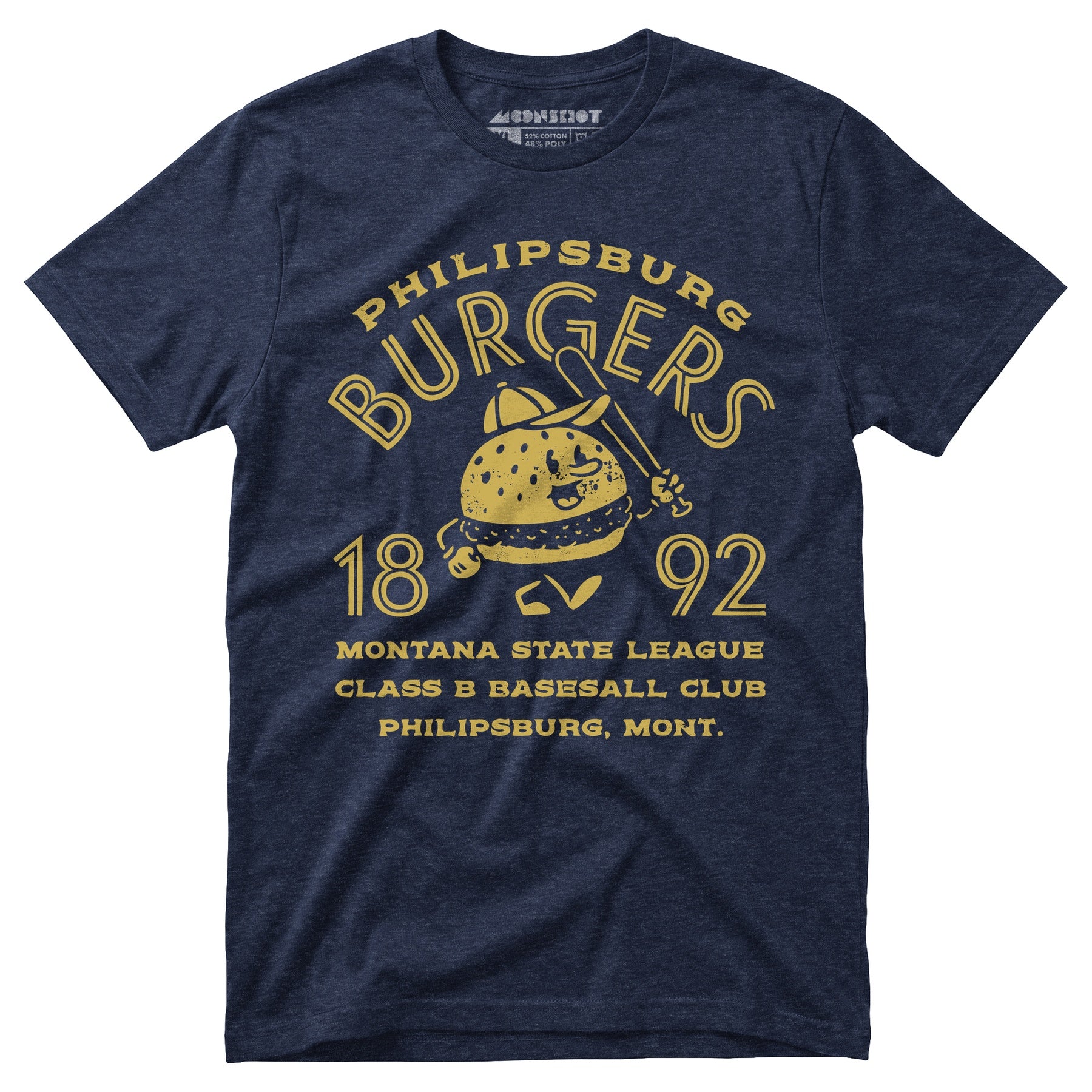 Philipsburg Burgers - Montana - Vintage Defunct Baseball Teams - Unisex T-Shirt