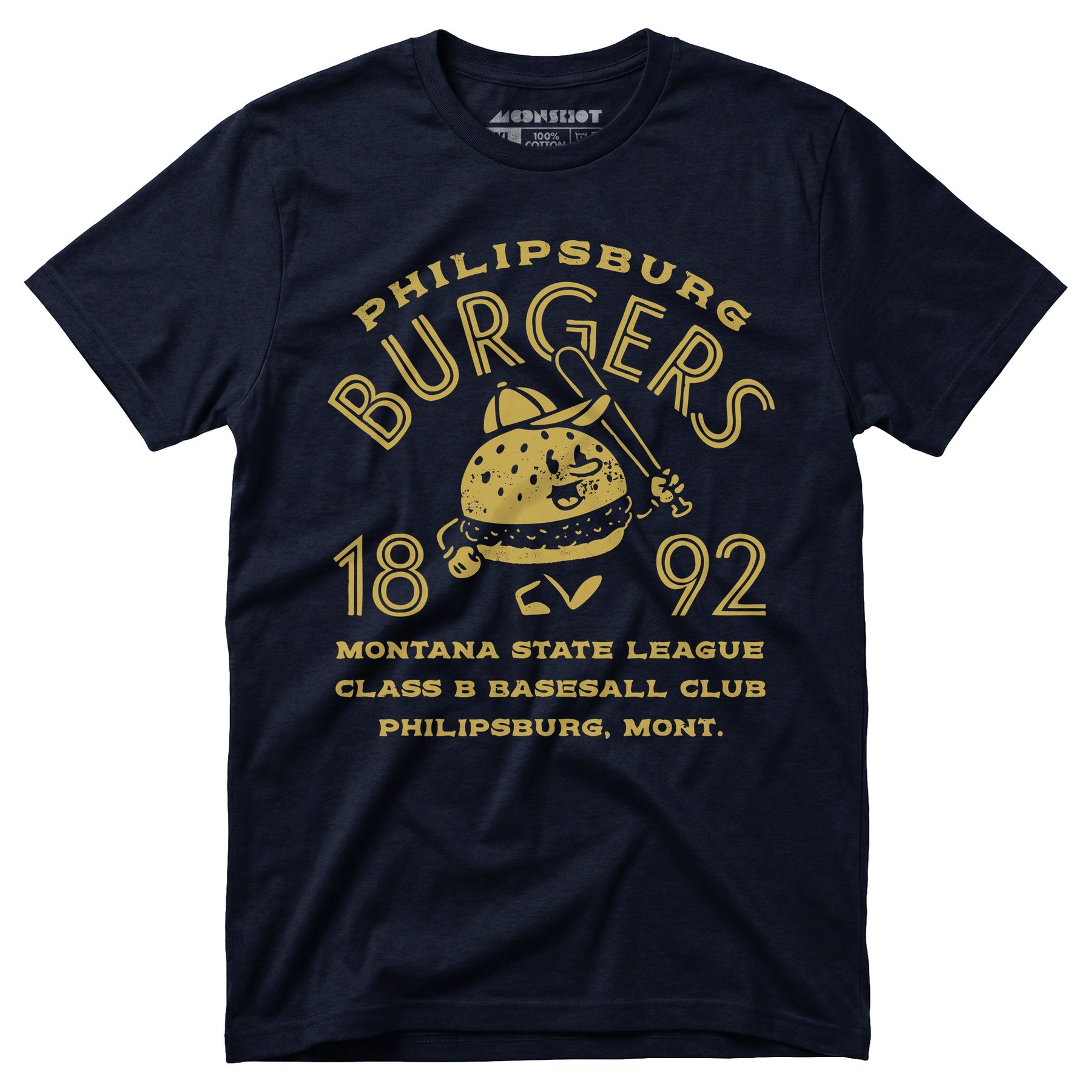 Philipsburg Burgers - Montana - Vintage Defunct Baseball Teams - Unisex T-Shirt