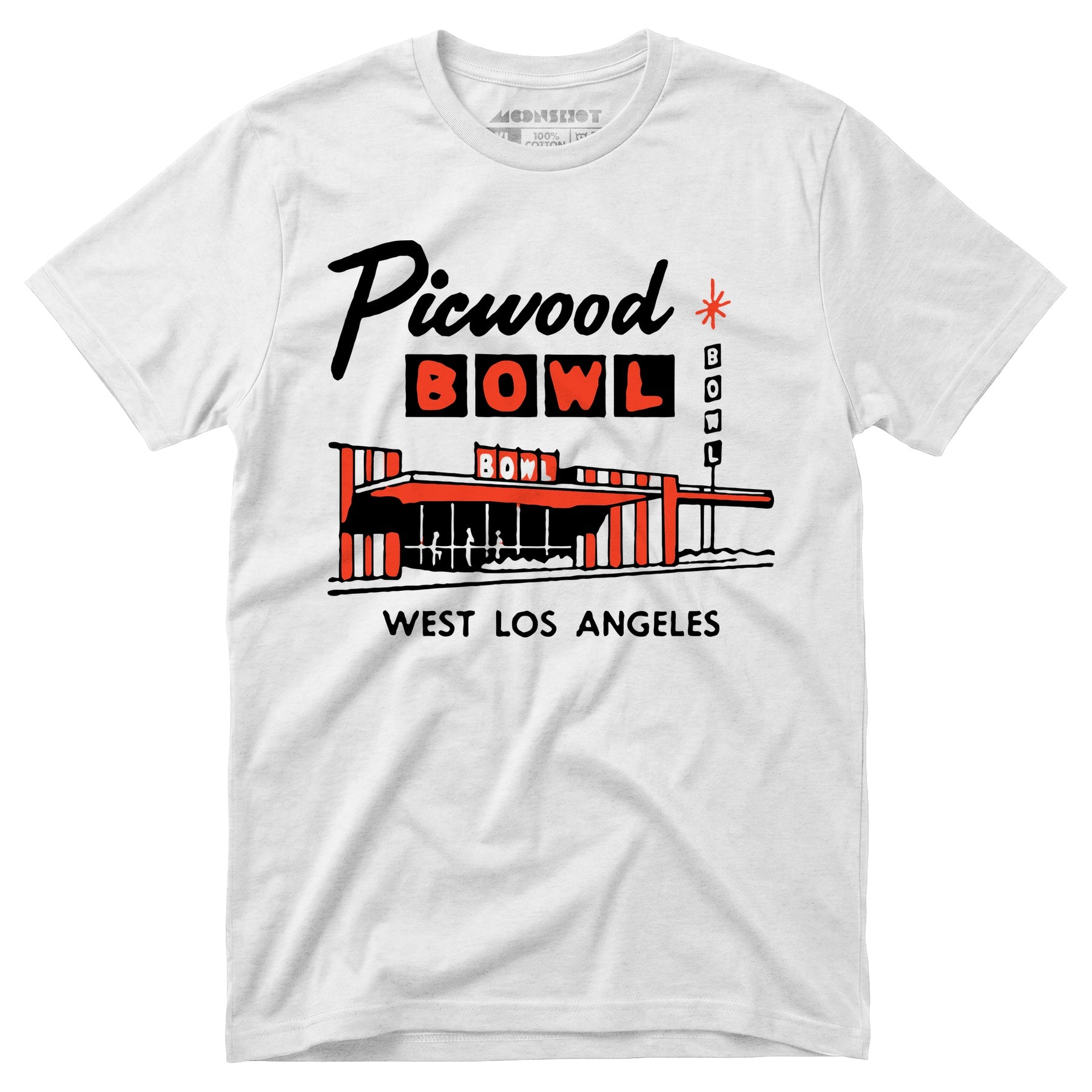 Picwood Bowl - Los Angeles, CA - Vintage Bowling Alley - Unisex T-Shirt