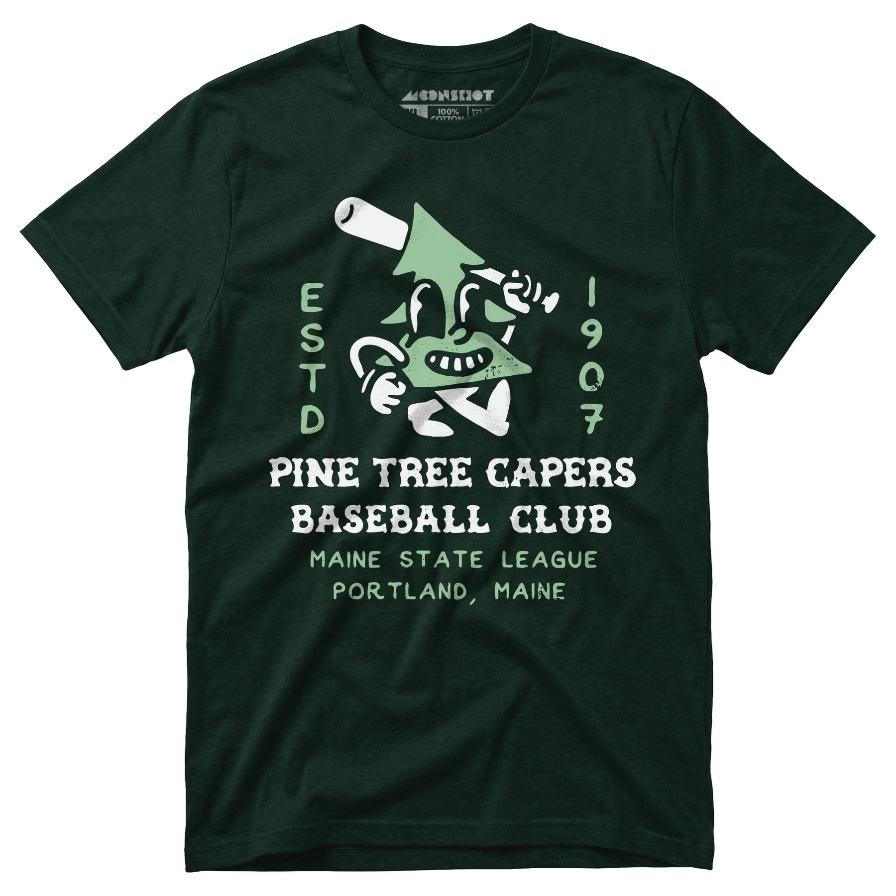 Pine Tree Capers - Portland, ME - Vintage Defunct Baseball Teams - Unisex T-Shirt