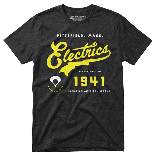 Pittsfield Electrics - Massachusetts - Vintage Defunct Baseball Teams - Unisex T-Shirt