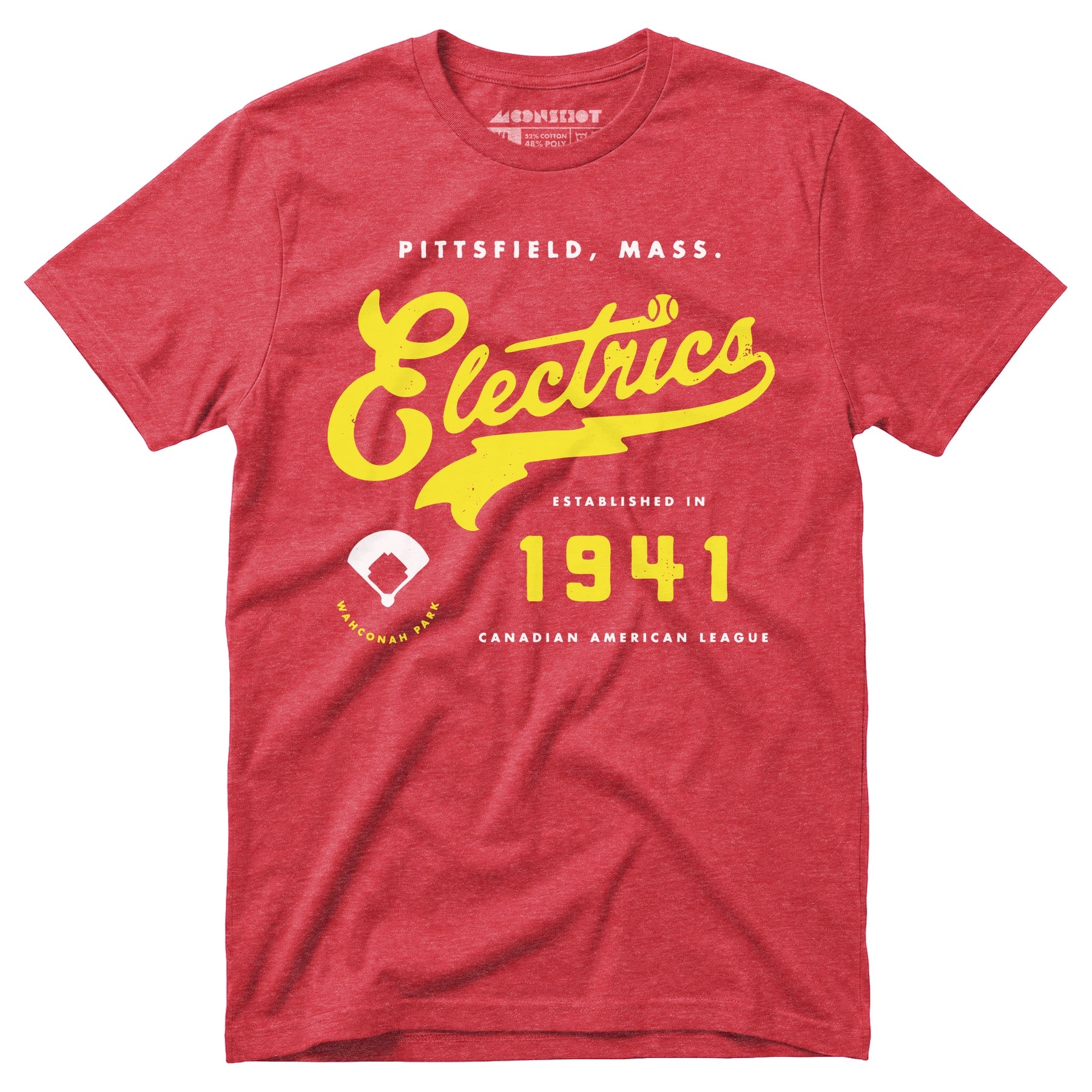 Pittsfield Electrics - Massachusetts - Vintage Defunct Baseball Teams - Unisex T-Shirt