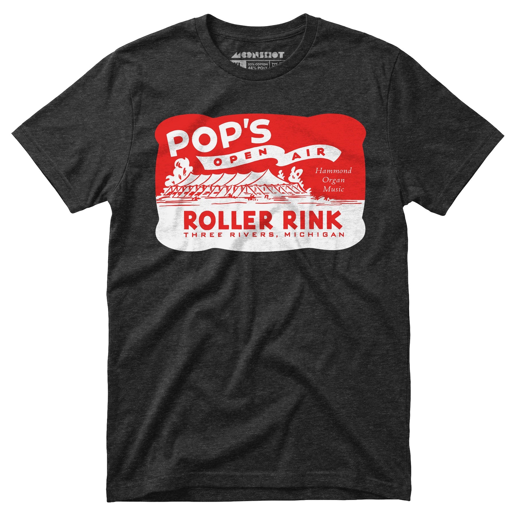 Pop's - Three Rivers, MI - Vintage Roller Rink - Unisex T-Shirt
