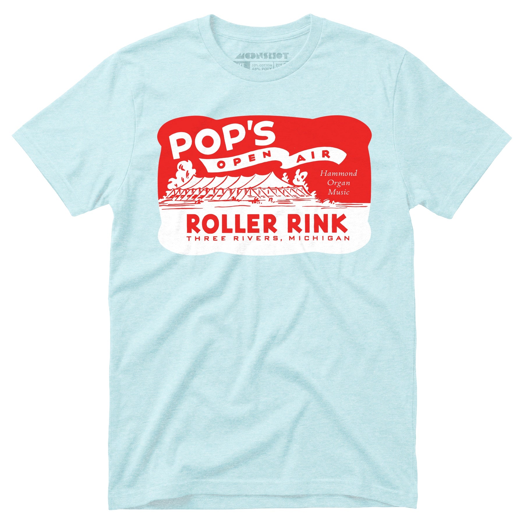 Pop's - Three Rivers, MI - Vintage Roller Rink - Unisex T-Shirt