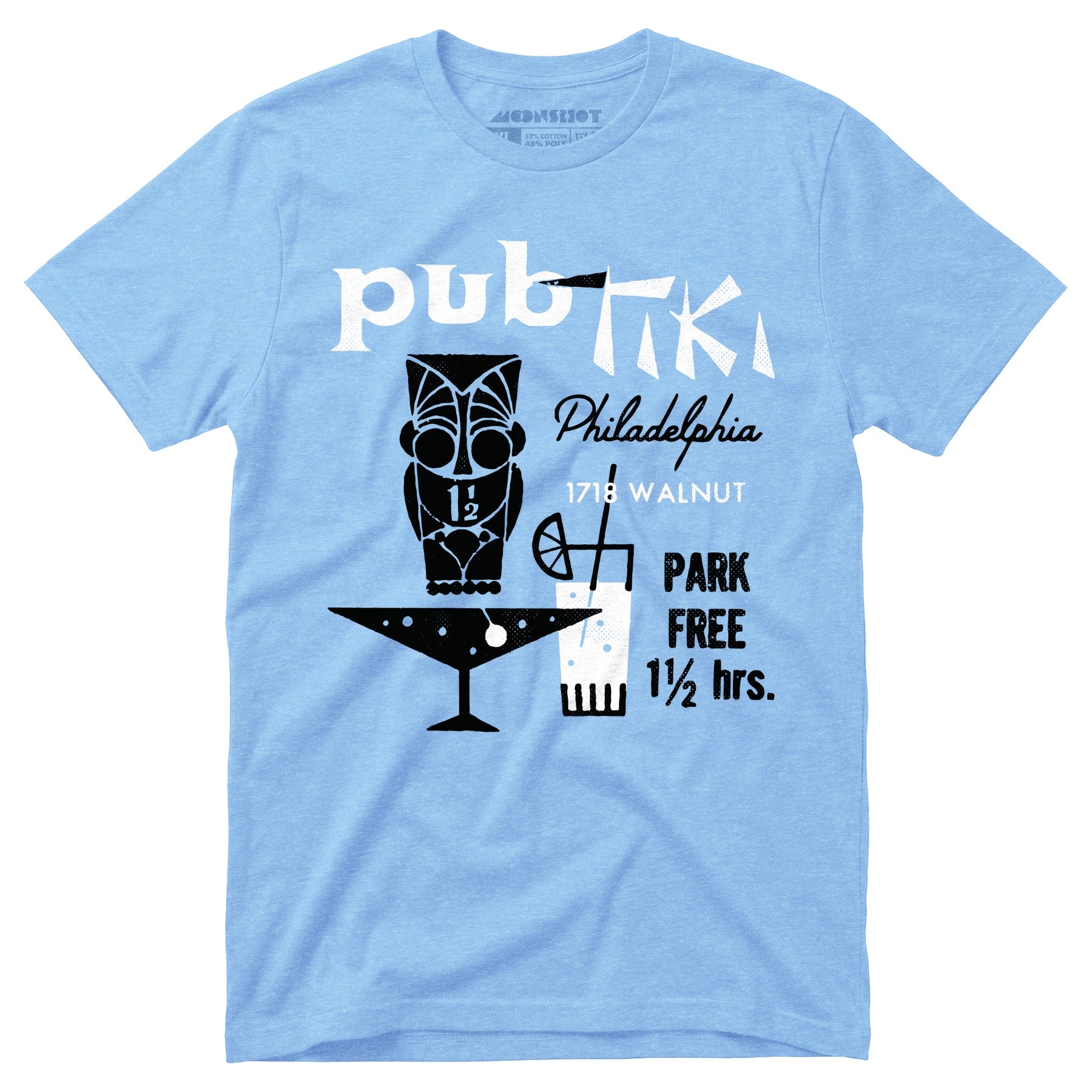 Pub Tiki - Philadelphia, PA - Vintage Tiki Bar - Unisex T-Shirt