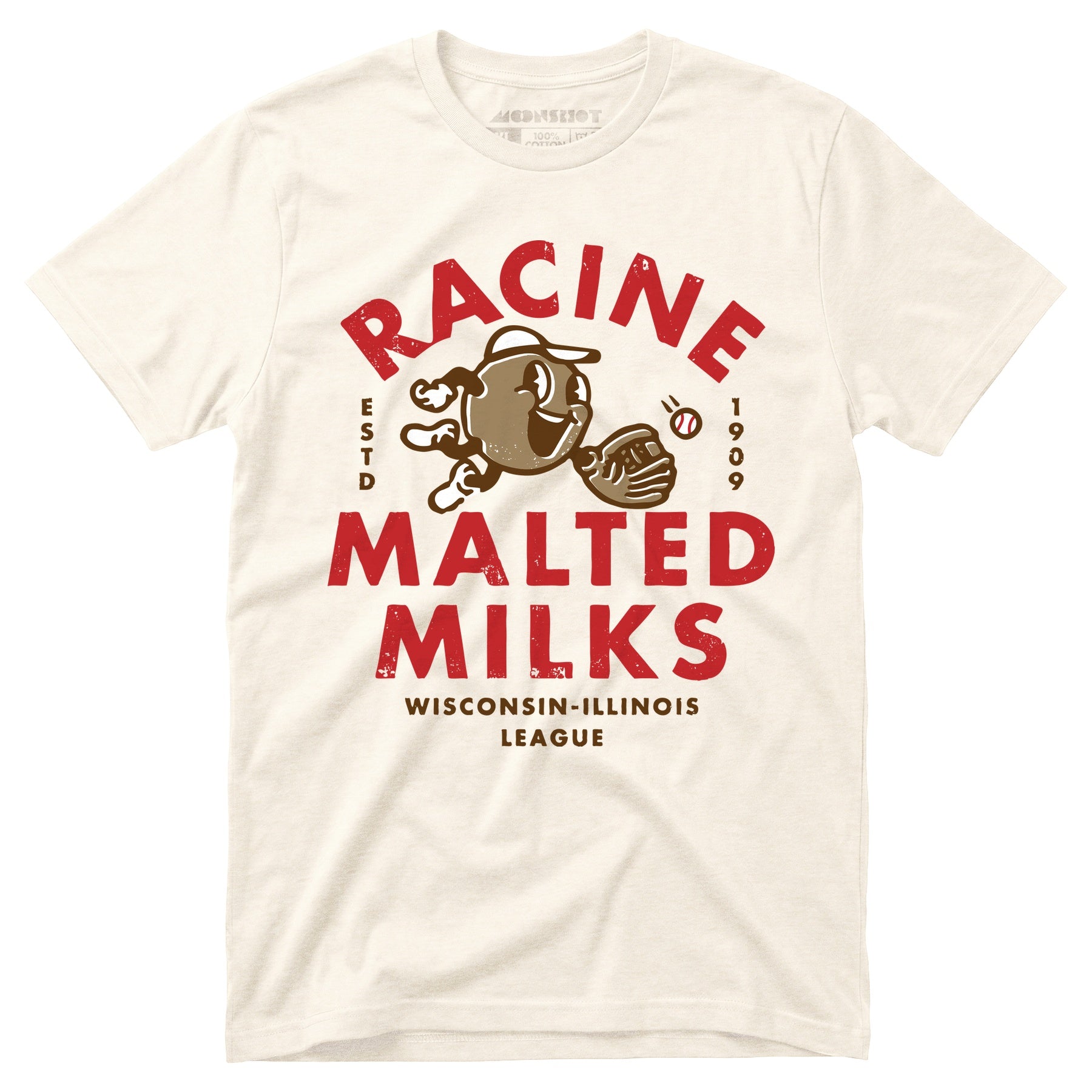 Racine Malted Milks- Wisconsin - Vintage Defunct Baseball Teams - Unisex T-Shirt