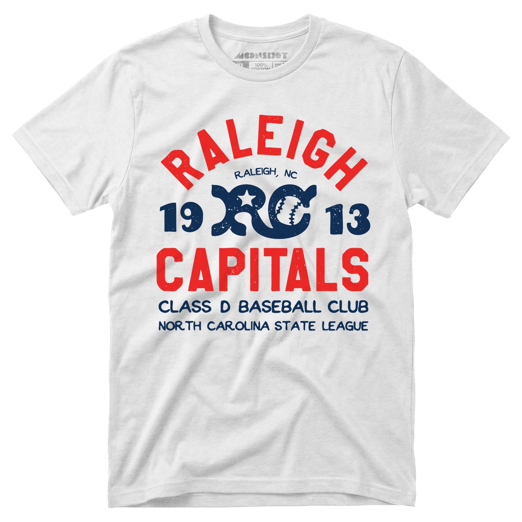 Raleigh Capitals - North Carolina - Vintage Defunct Baseball Teams - Unisex T-Shirt