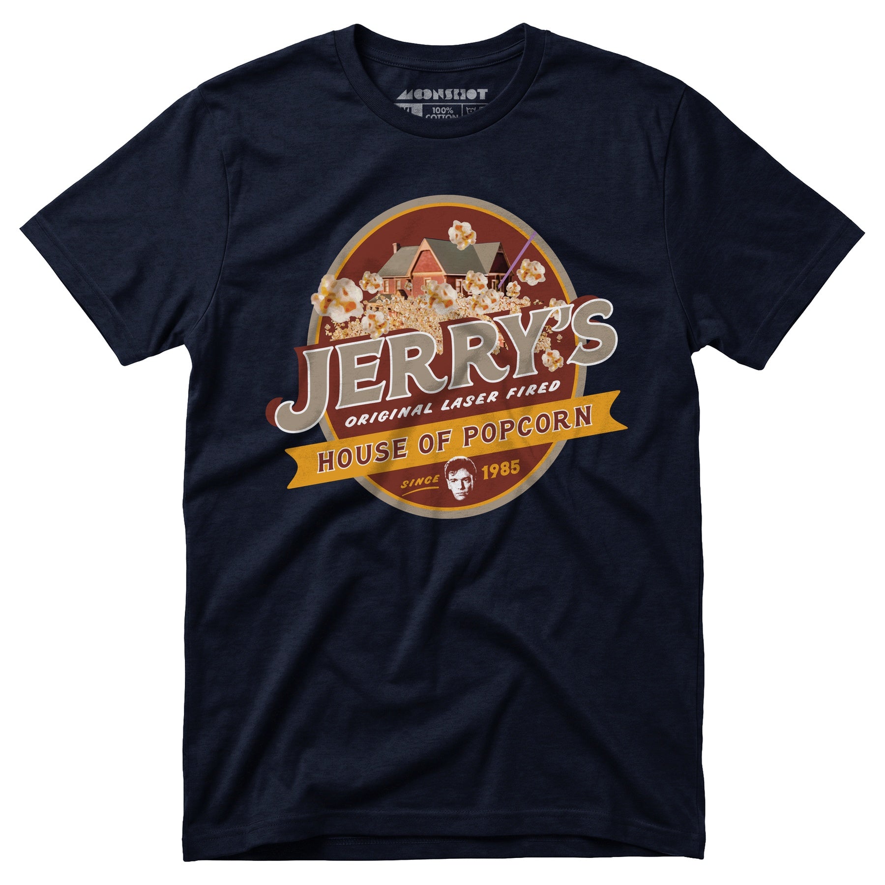 Real Genius - Jerry's House of Popcorn - Unisex T-Shirt