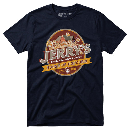 Real Genius - Jerry's House of Popcorn - Unisex T-Shirt