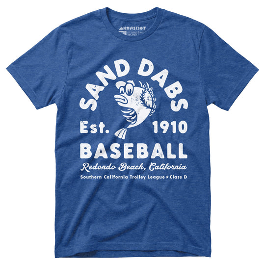 Redondo Beach Sand Dabs - California - Vintage Defunct Baseball Teams - Unisex T-Shirt
