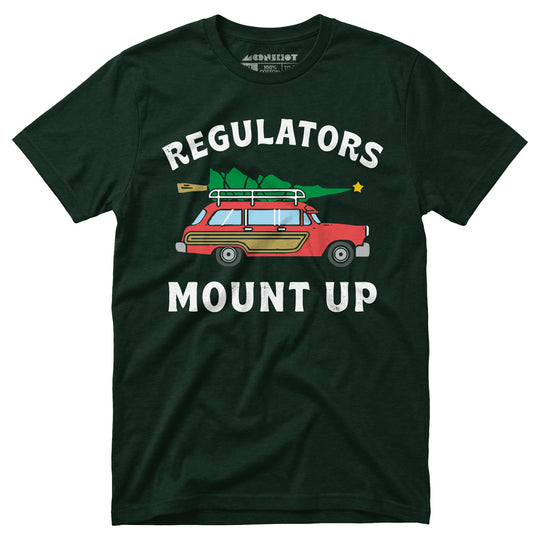 Regulators Mount Up - Christmas Tree - Unisex T-Shirt