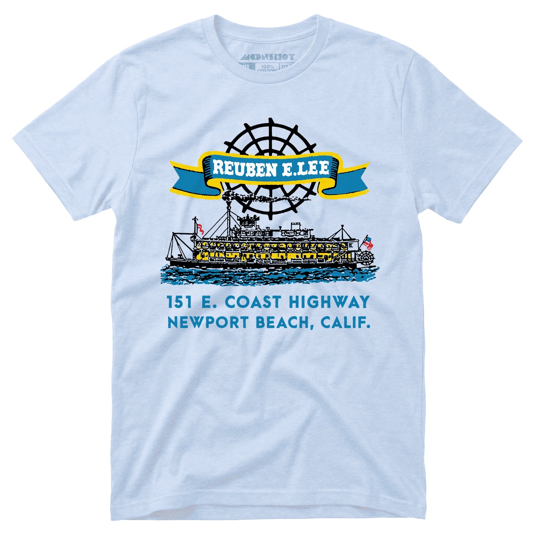 Reuben E. Lee - Newport Beach, CA - Vintage Restaurant - Unisex T-Shirt