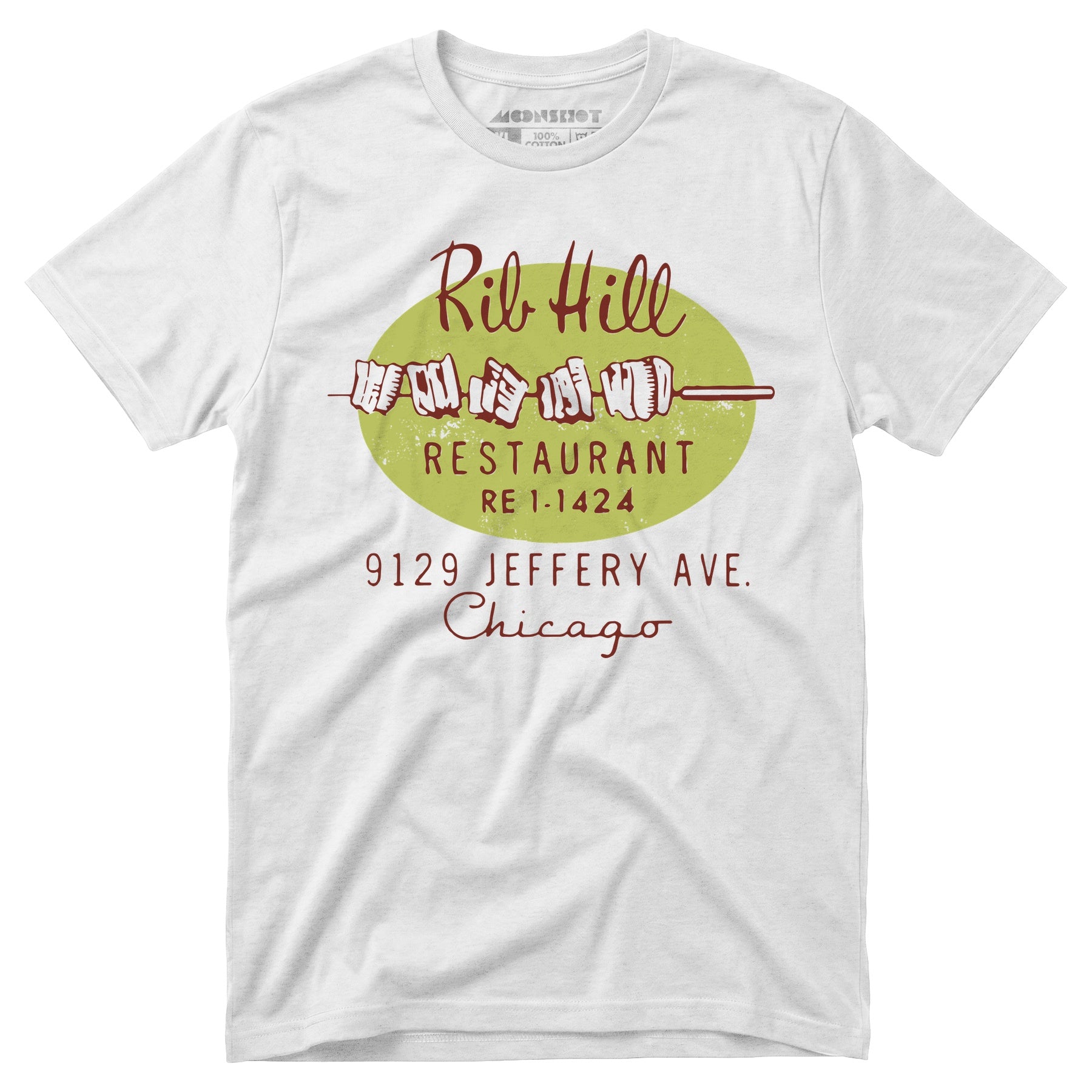 Rib Hill - Chicago, IL - Vintage Restaurant - Unisex T-Shirt