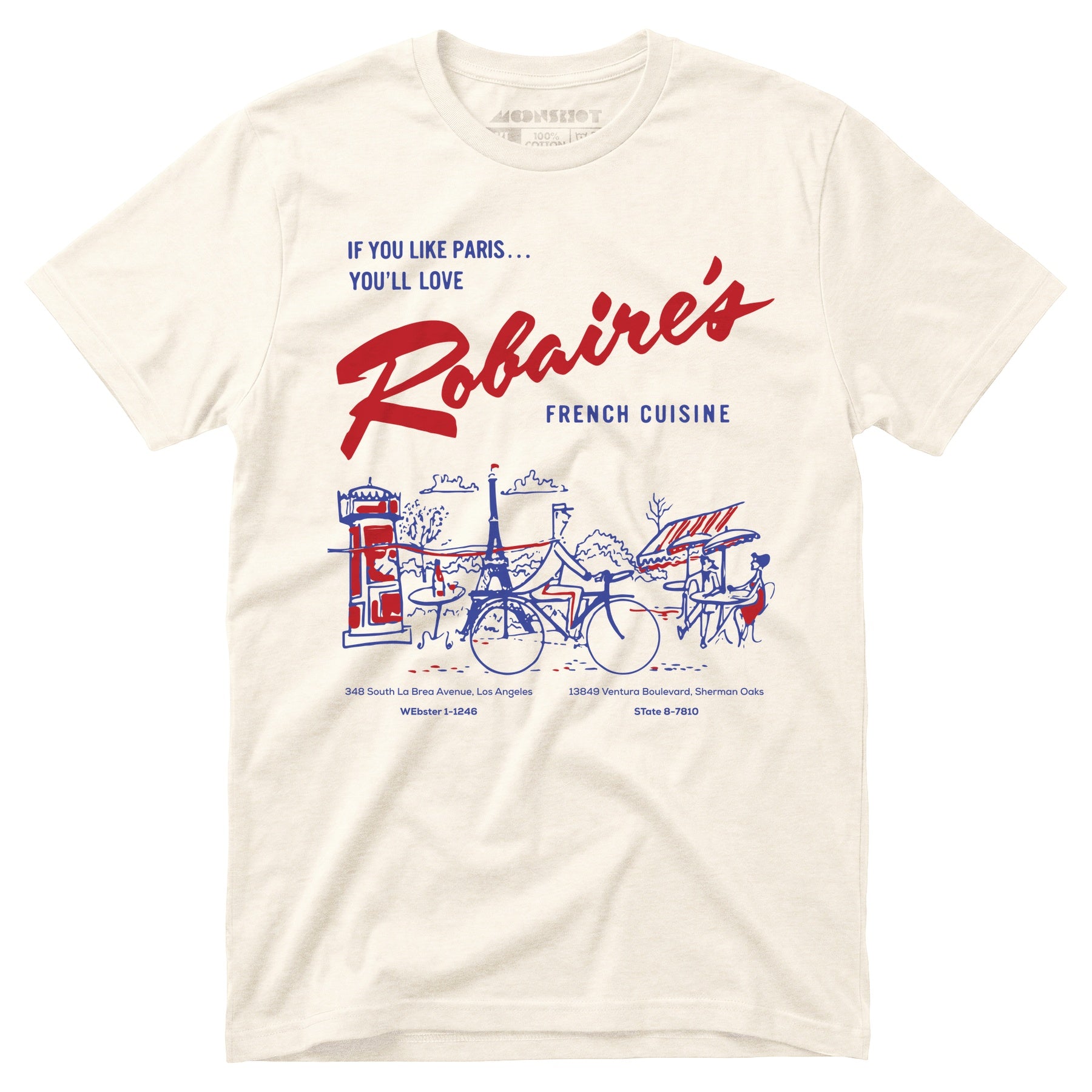Robaire's French Cuisine - Los Angeles, CA - Vintage Restaurant - Unisex T-Shirt