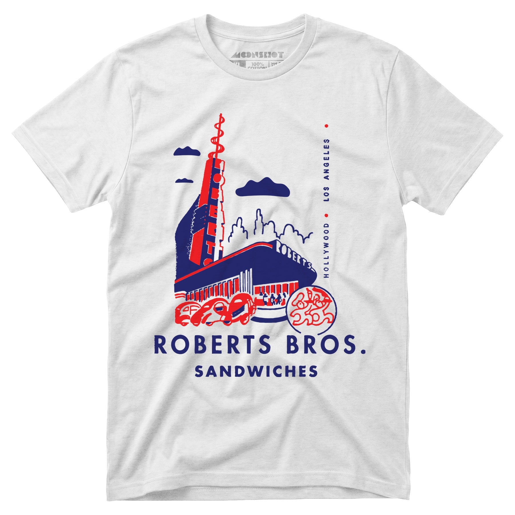 Roberts Bros Sandwiches - Los Angeles, CA - Vintage Restaurant - Unisex T-Shirt
