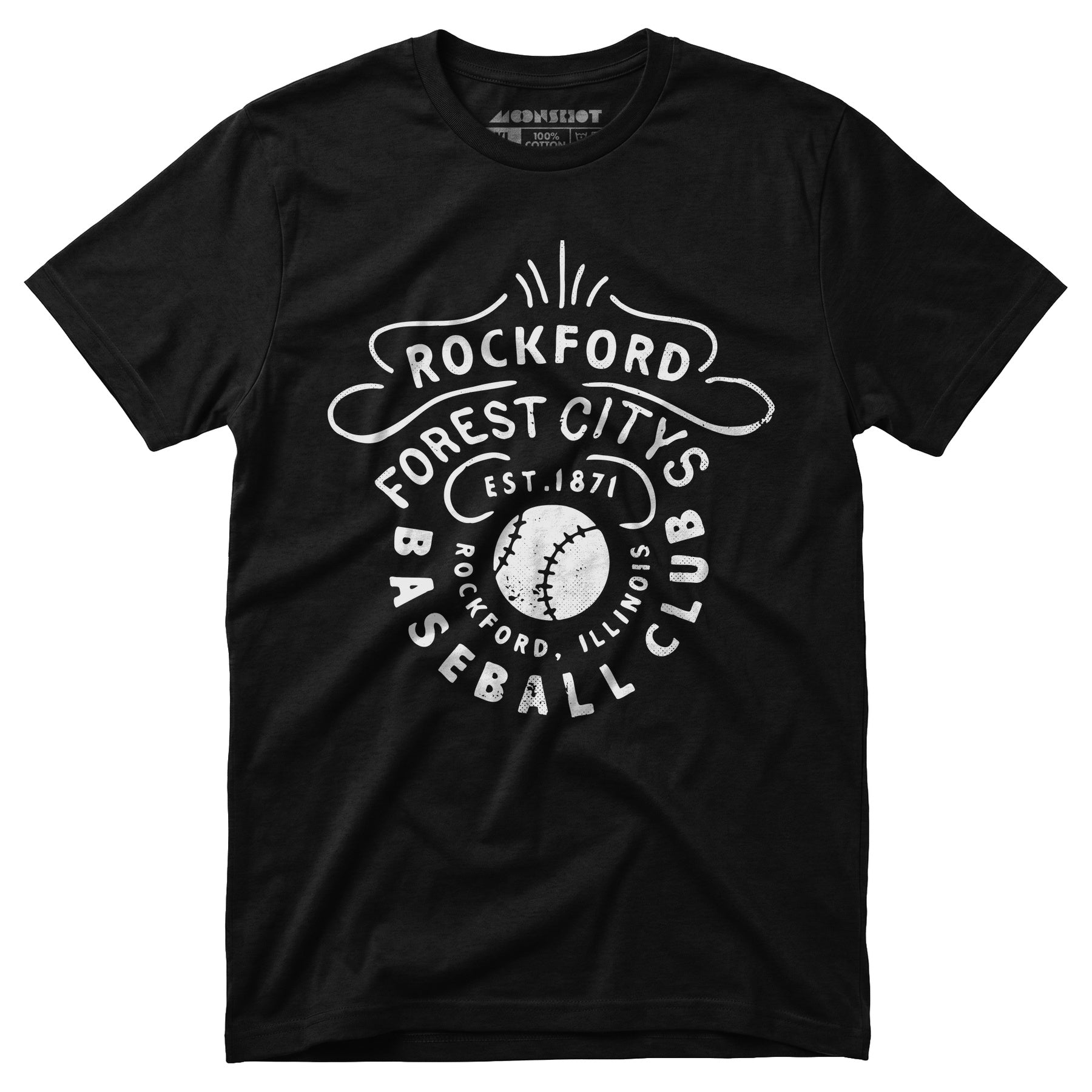 Rockford Forest Citys - Illinois - Vintage Defunct Baseball Teams - Unisex T-Shirt