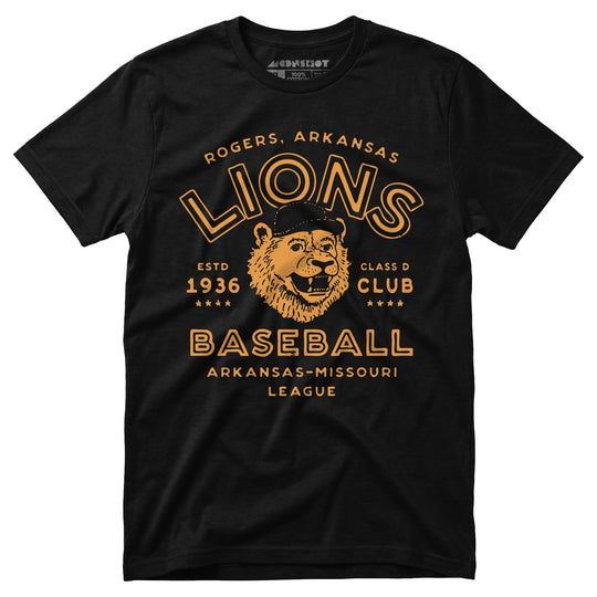 Rogers Lions - Arkansas - Vintage Defunct Baseball Teams - Unisex T-Shirt