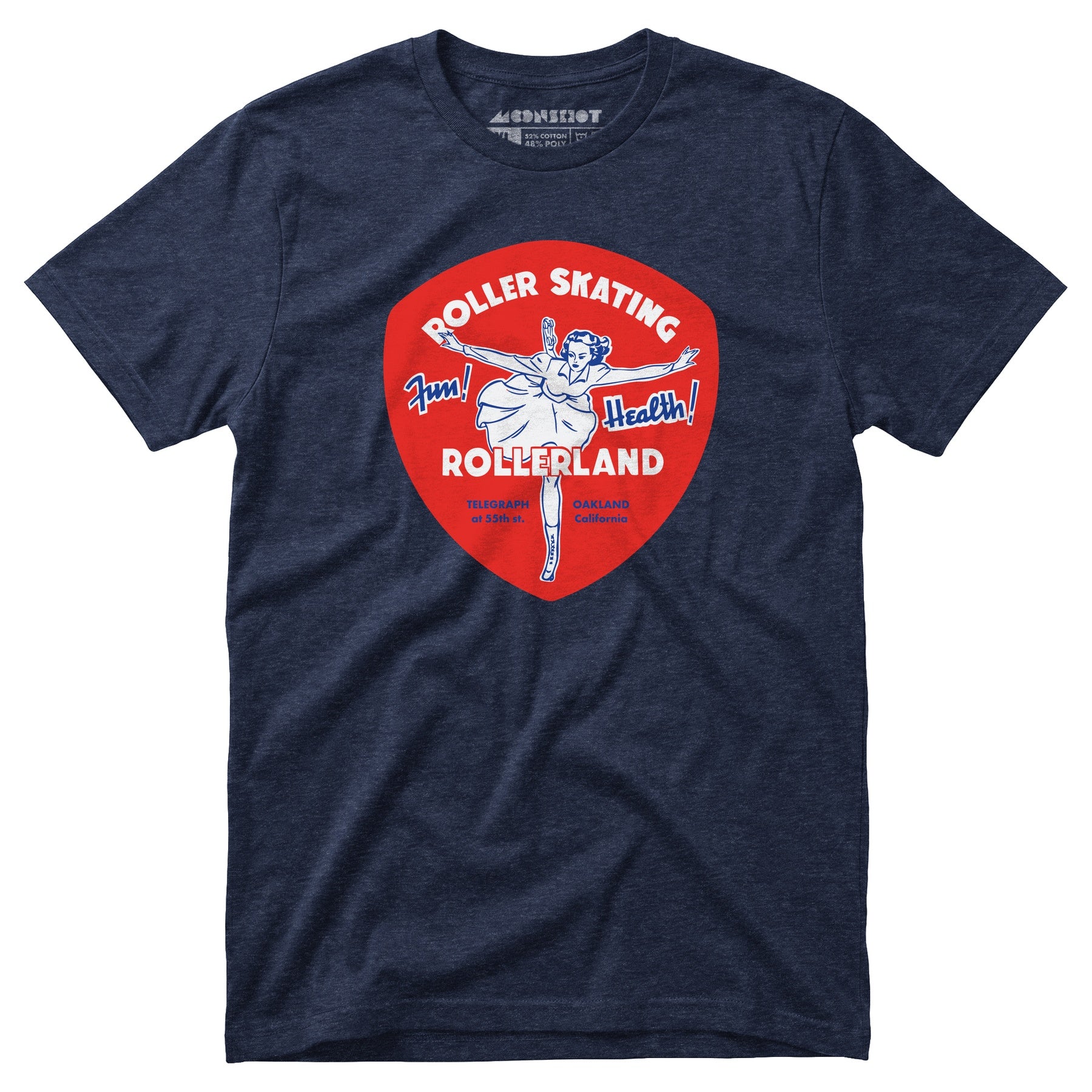 Rollerland - Oakland, CA - Vintage Roller Rink - Unisex T-Shirt