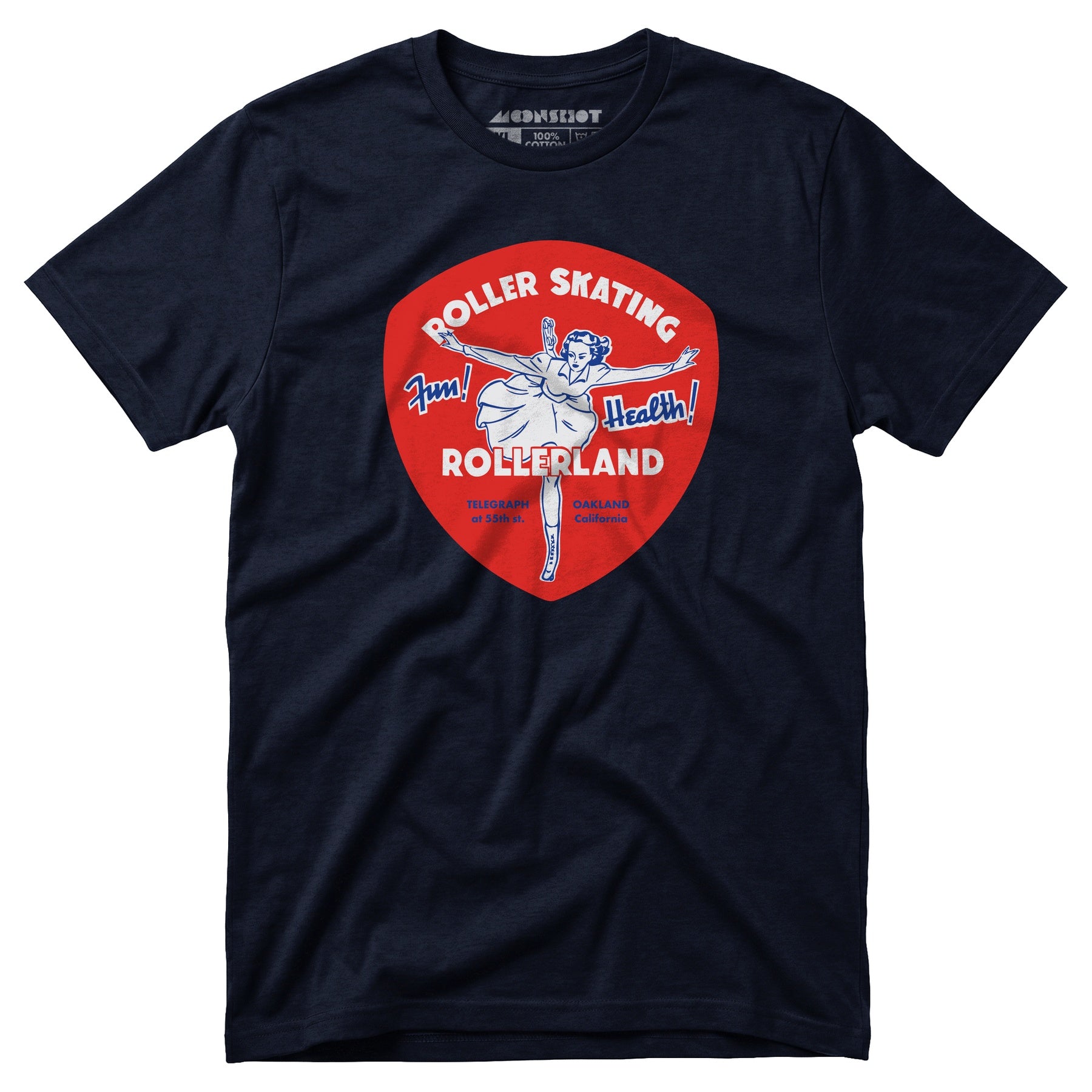 Rollerland - Oakland, CA - Vintage Roller Rink - Unisex T-Shirt