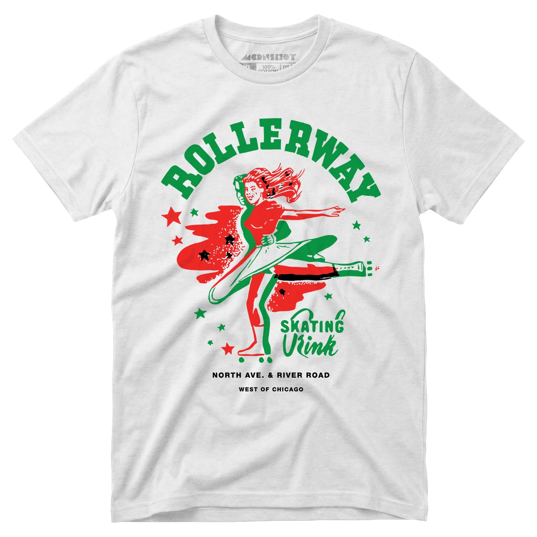 Rollerway - Chicago, IL - Vintage Roller Rink - Unisex T-Shirt